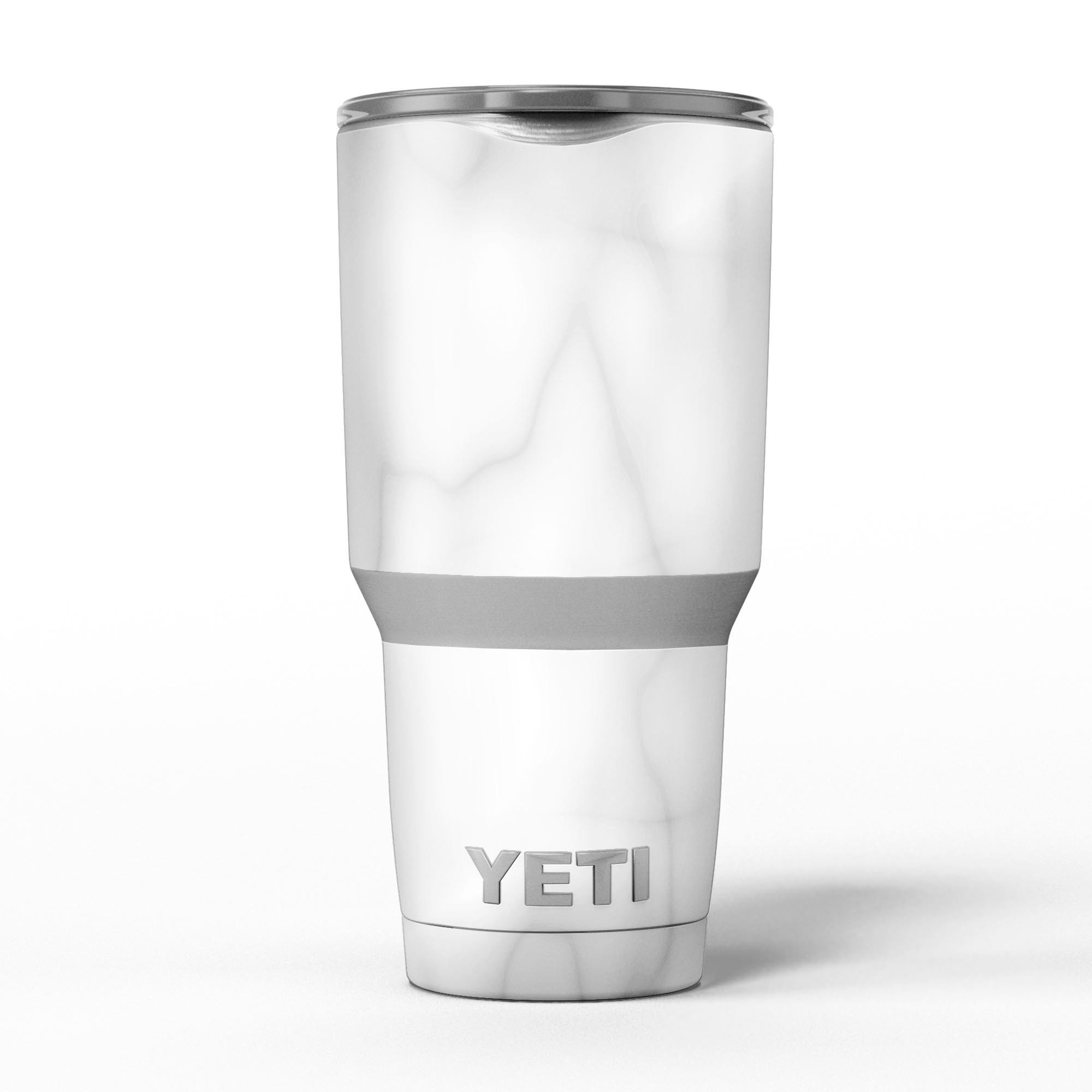 Slate Marble Surface V60 skin decal vinyl wrap kit for Yeti Coolers, showcasing a stylish marble design for enhanced protection and personalization.