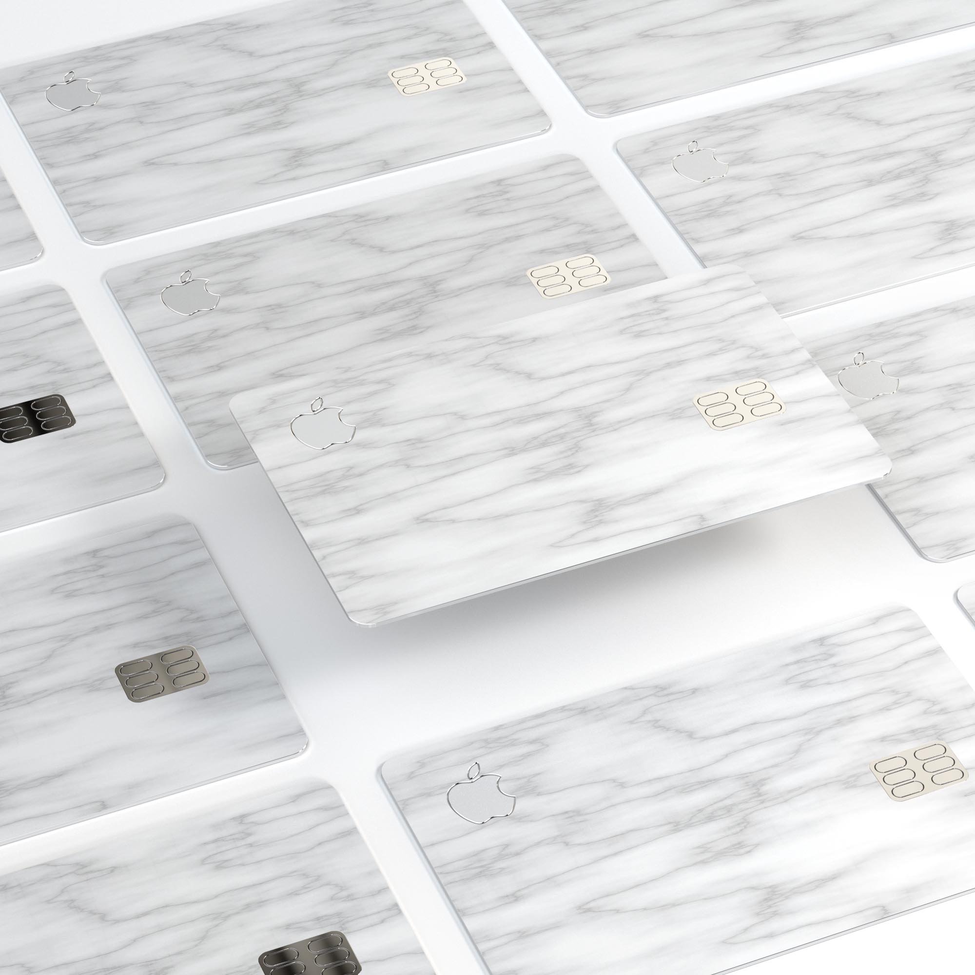 Slate Marble Surface V61 decal skin-kit for Apple Card, showcasing premium vinyl design and protective features.