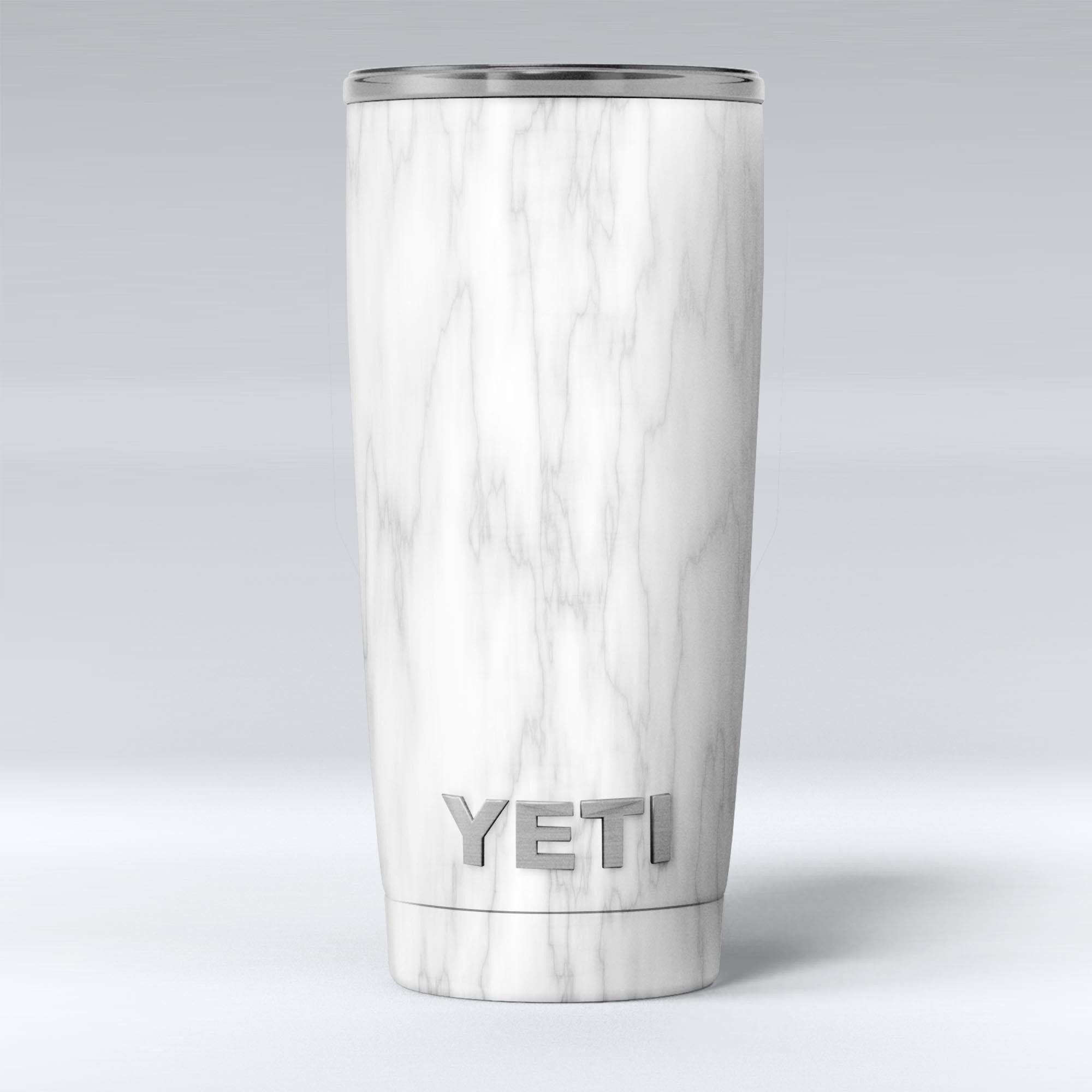 Slate Marble Surface V61 skin decal vinyl wrap kit for Yeti Coolers, showcasing a stylish marble design and premium quality.