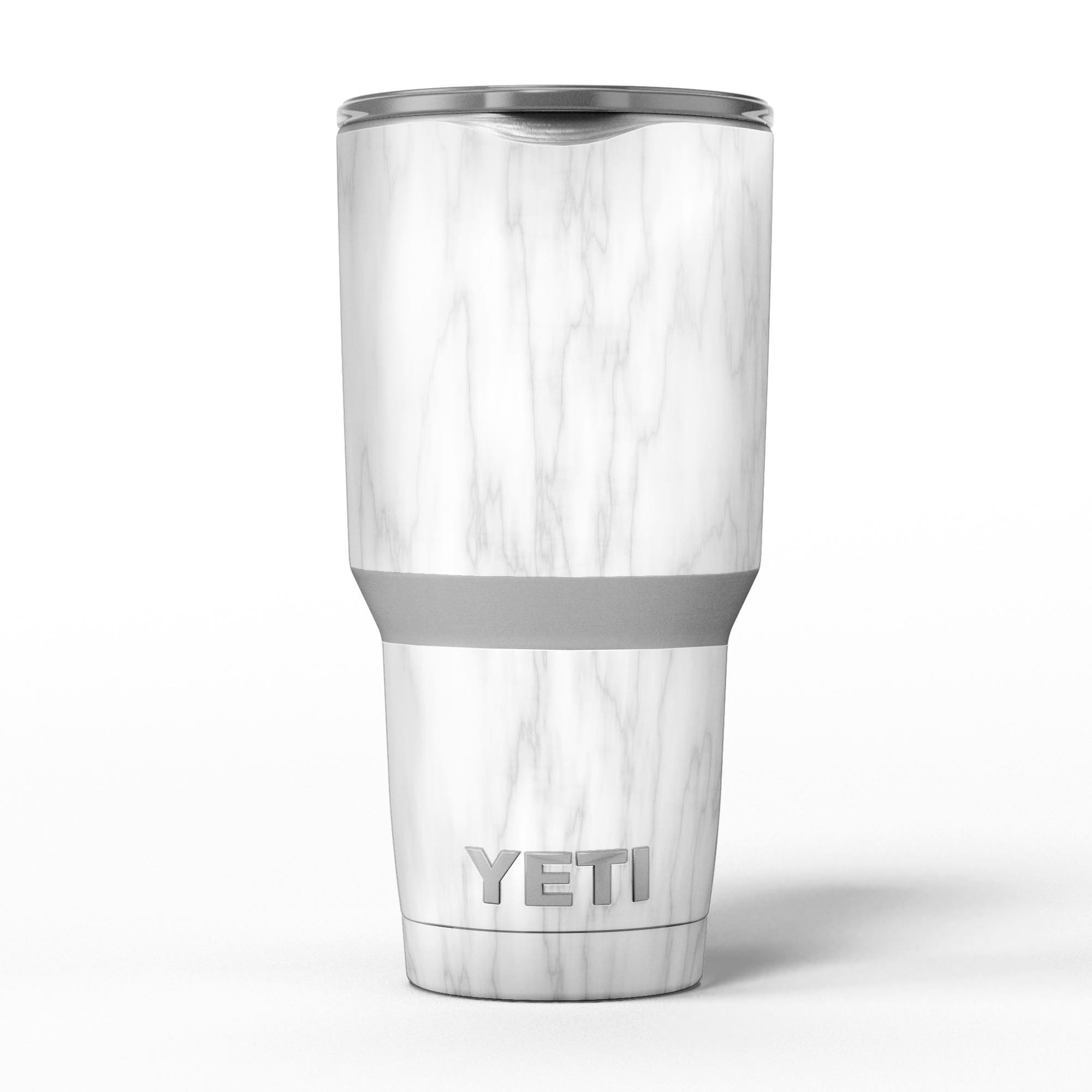 Slate Marble Surface V61 skin decal vinyl wrap kit for Yeti Coolers, showcasing a stylish marble design and premium quality.