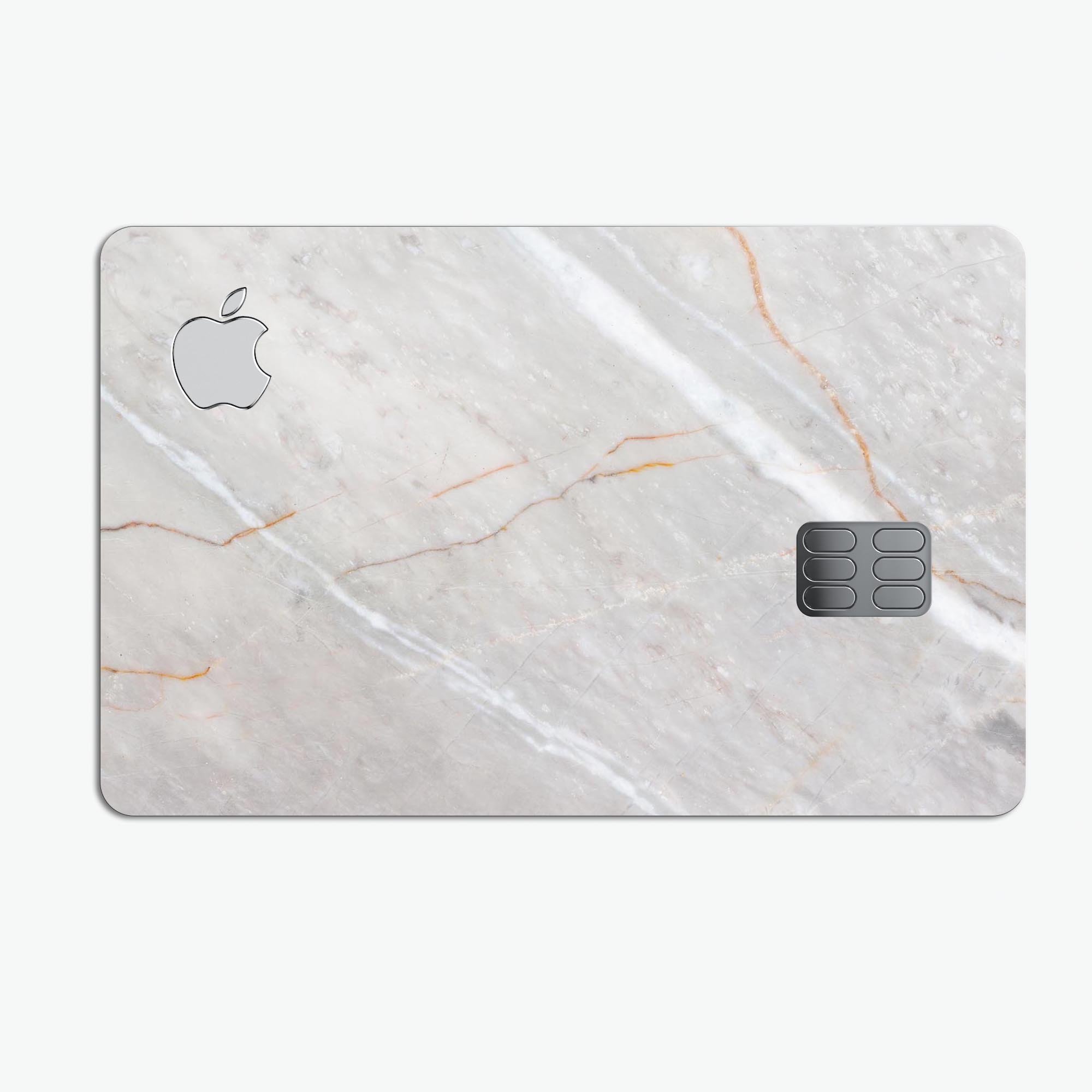 Slate Marble Surface V8 decal skin for Apple Card, showcasing premium vinyl design with marble pattern.