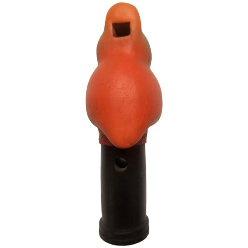 Handmade Small Wood and Clay Bird Flute featuring Toucan, Parrot, and Generic Bird designs, showcasing Peruvian craftsmanship.