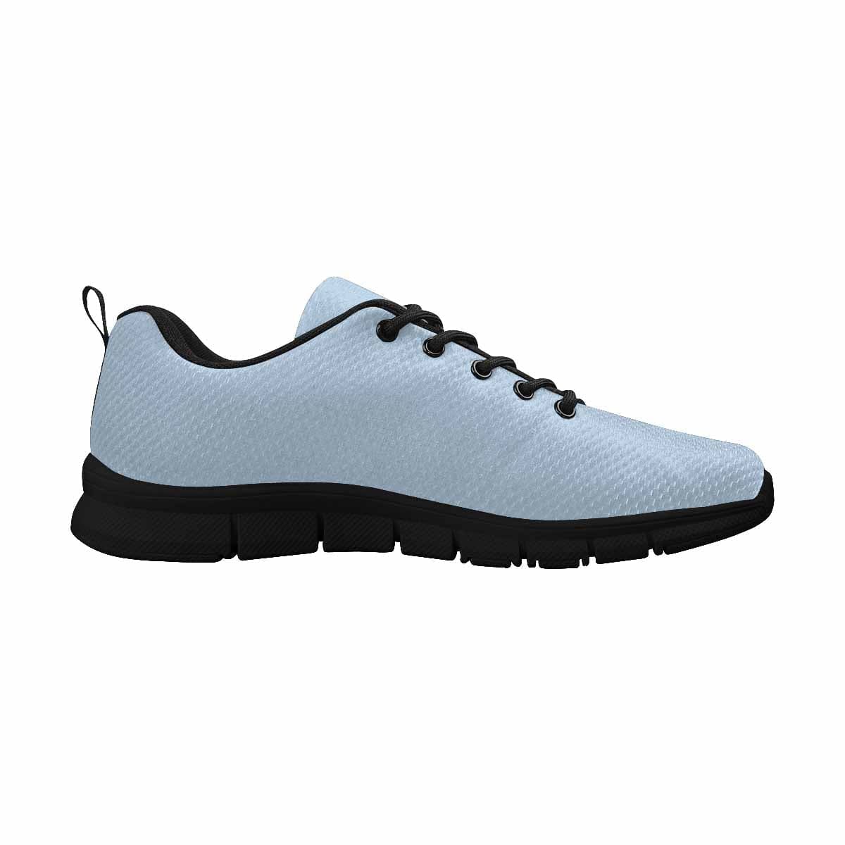 Serenity Blue Sneakers for Women featuring a durable outsole and soft mesh material, perfect for exercise and casual wear.