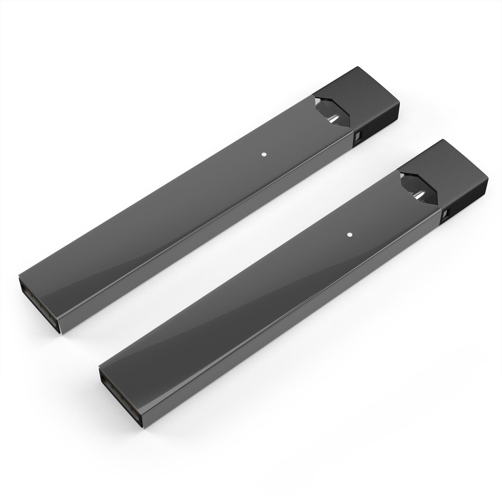 Solid Dark Gray Premium Decal Skin-Wrap Sticker designed for JUUL vaping device, showcasing a sleek and stylish appearance.
