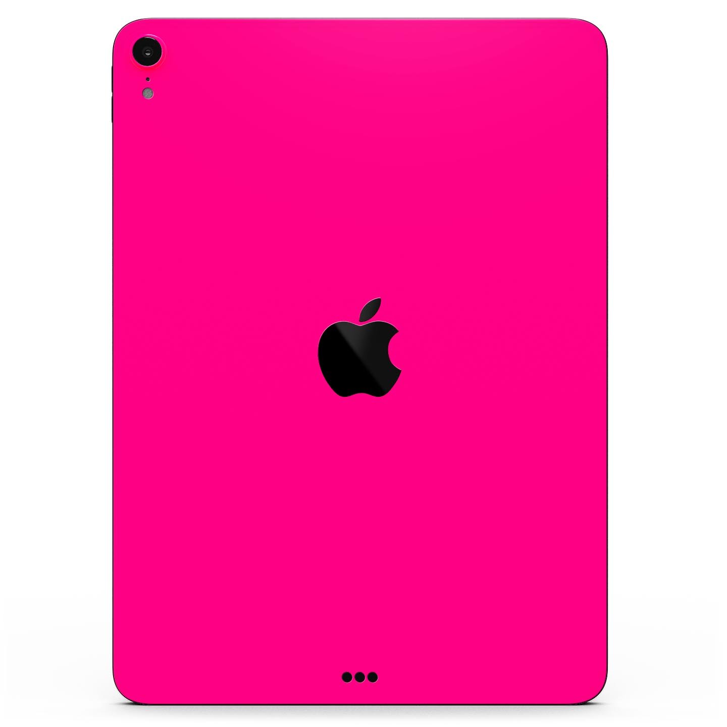 Solid Pink V2 Full Body Skin Decal for Apple iPad Pro 12.9", showcasing its vibrant color and sleek design.