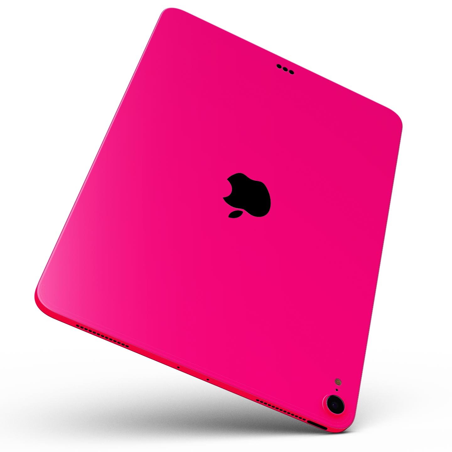 Solid Pink V2 Full Body Skin Decal for Apple iPad Pro 12.9", showcasing its vibrant color and sleek design.
