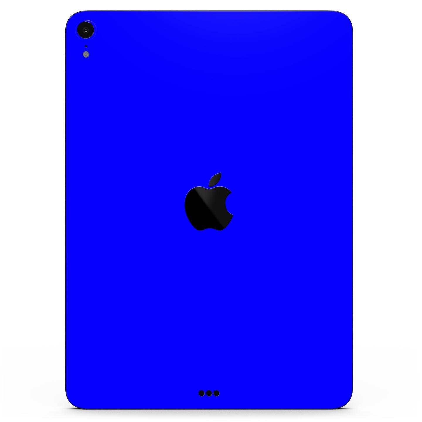 Solid Royal Blue full body skin decal for Apple iPad Pro 12.9", showcasing premium 3M materials and sleek design.