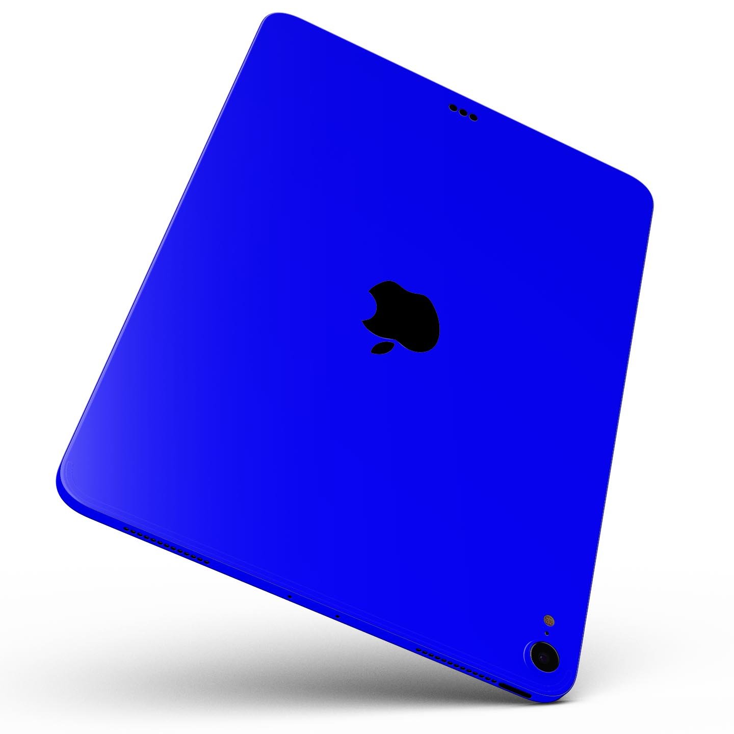 Solid Royal Blue full body skin decal for Apple iPad Pro 12.9", showcasing premium 3M materials and sleek design.