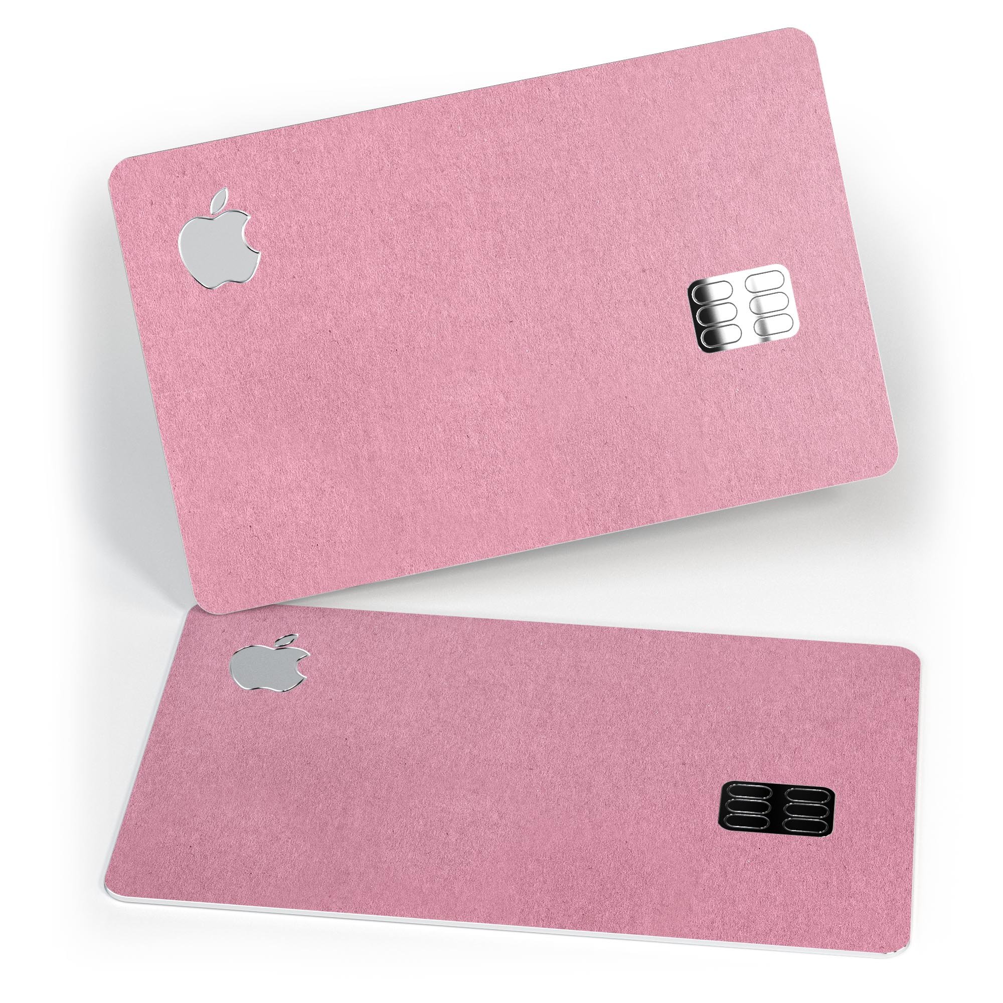 Solid Suttle Pink Surface decal skin for Apple Card, showcasing premium vinyl material and stylish design.