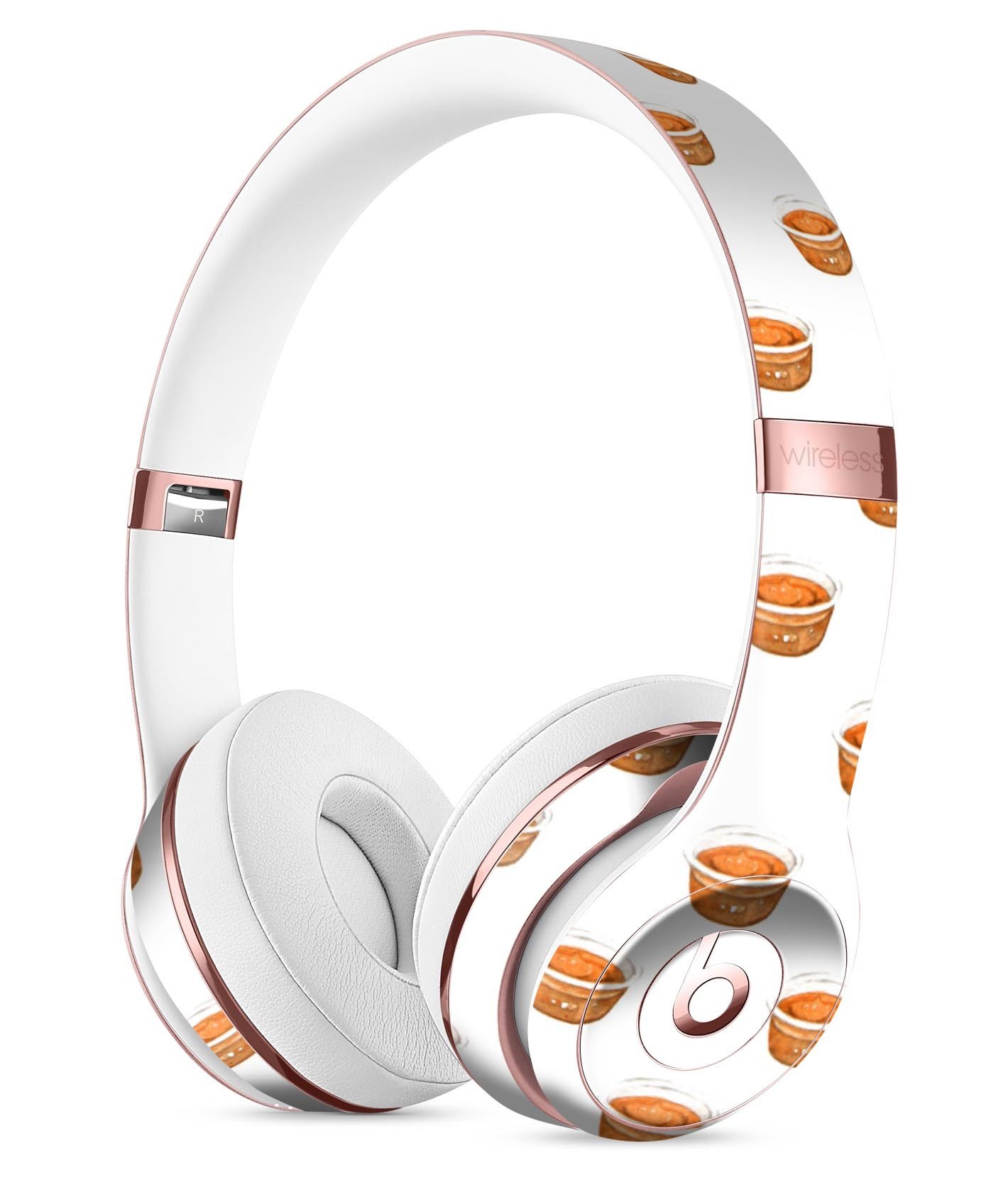 Spicy Ketchup Bowl Full-Body Skin Kit for Beats by Dre Solo 3, showcasing vibrant design and precise fit.