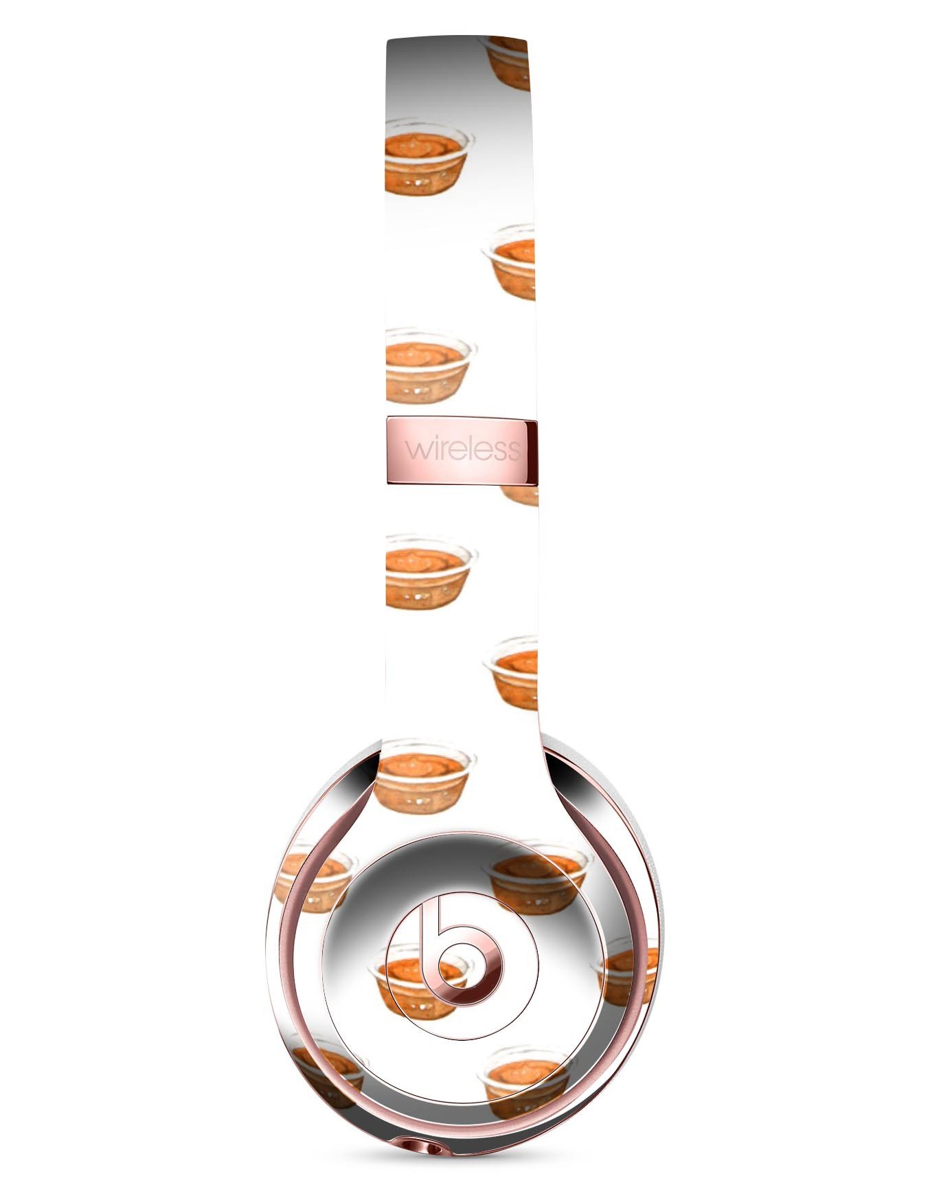 Spicy Ketchup Bowl Full-Body Skin Kit for Beats by Dre Solo 3, showcasing vibrant design and precise fit.