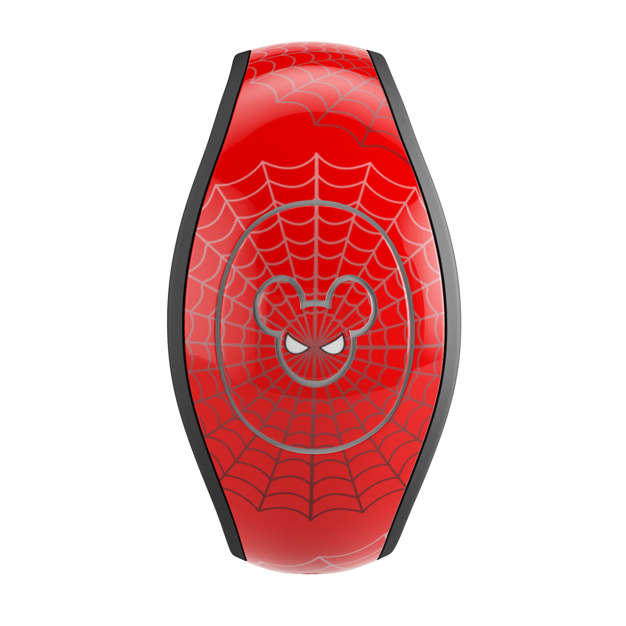 Spidey Mouse decal skin wrap kit for Disney Magic Band featuring vibrant colors and trendy design.