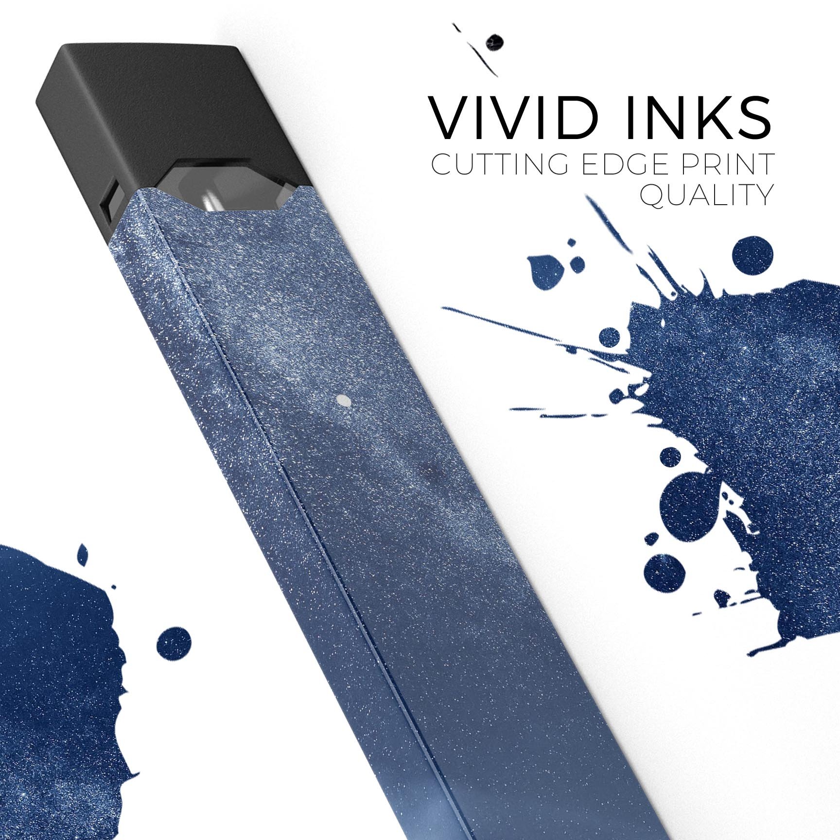 Starry Mountaintop premium decal skin-wrap sticker designed for JUUL vaping device, showcasing vibrant mountain design and protective features.