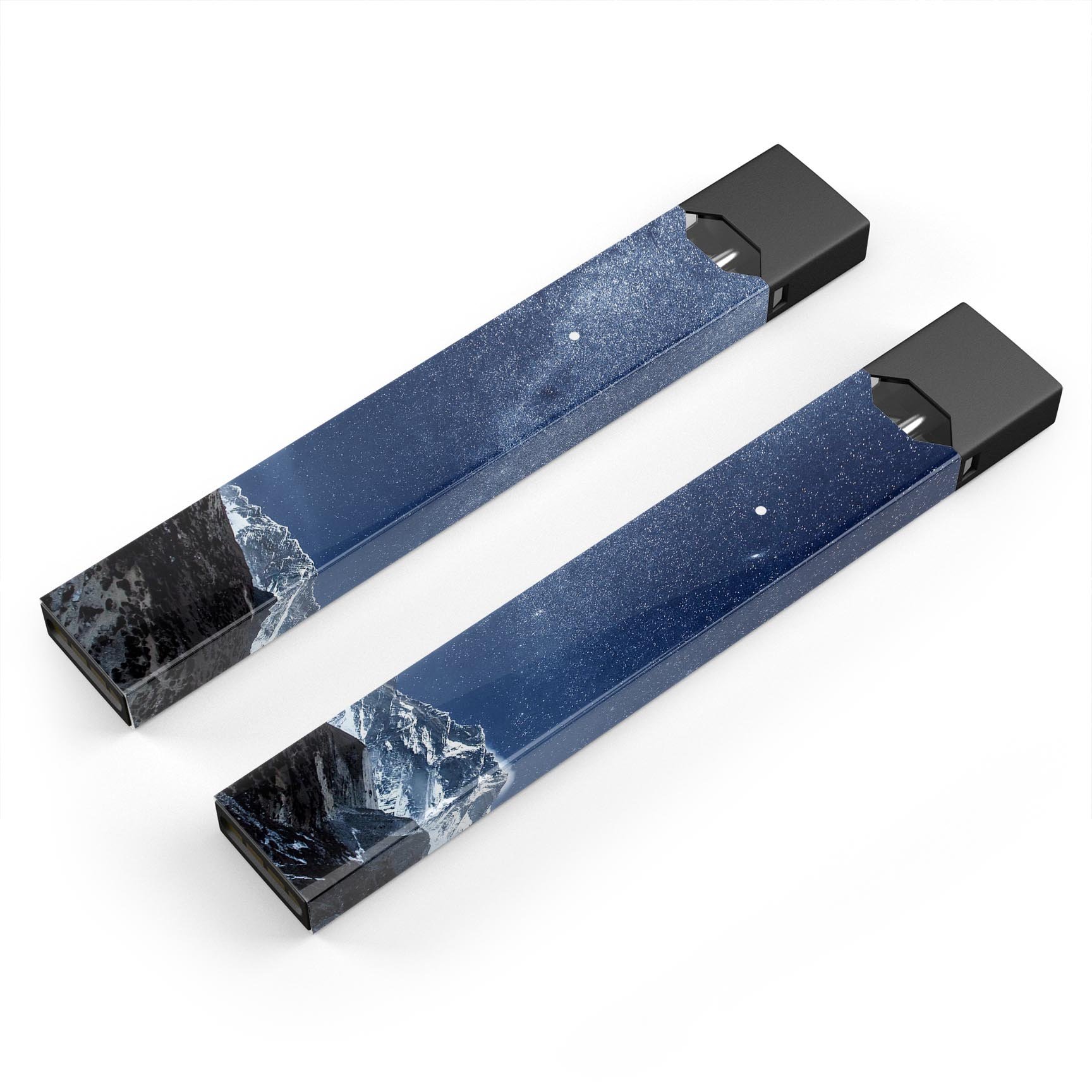 Starry Mountaintop premium decal skin-wrap sticker designed for JUUL vaping device, showcasing vibrant mountain design and protective features.