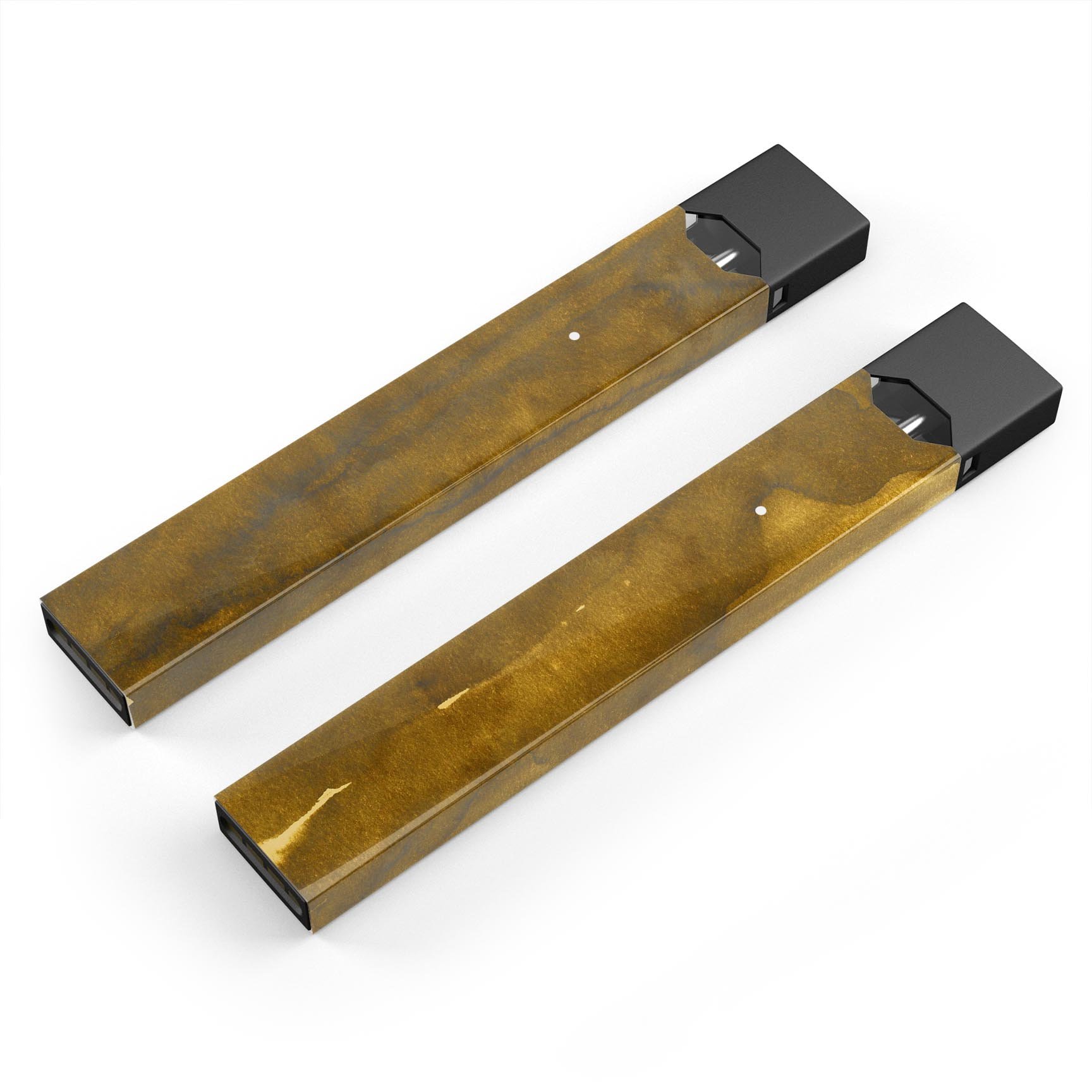 Stormy Golden Clouds premium decal skin-wrap sticker for JUUL vaping device, showcasing vibrant colors and a sleek design.