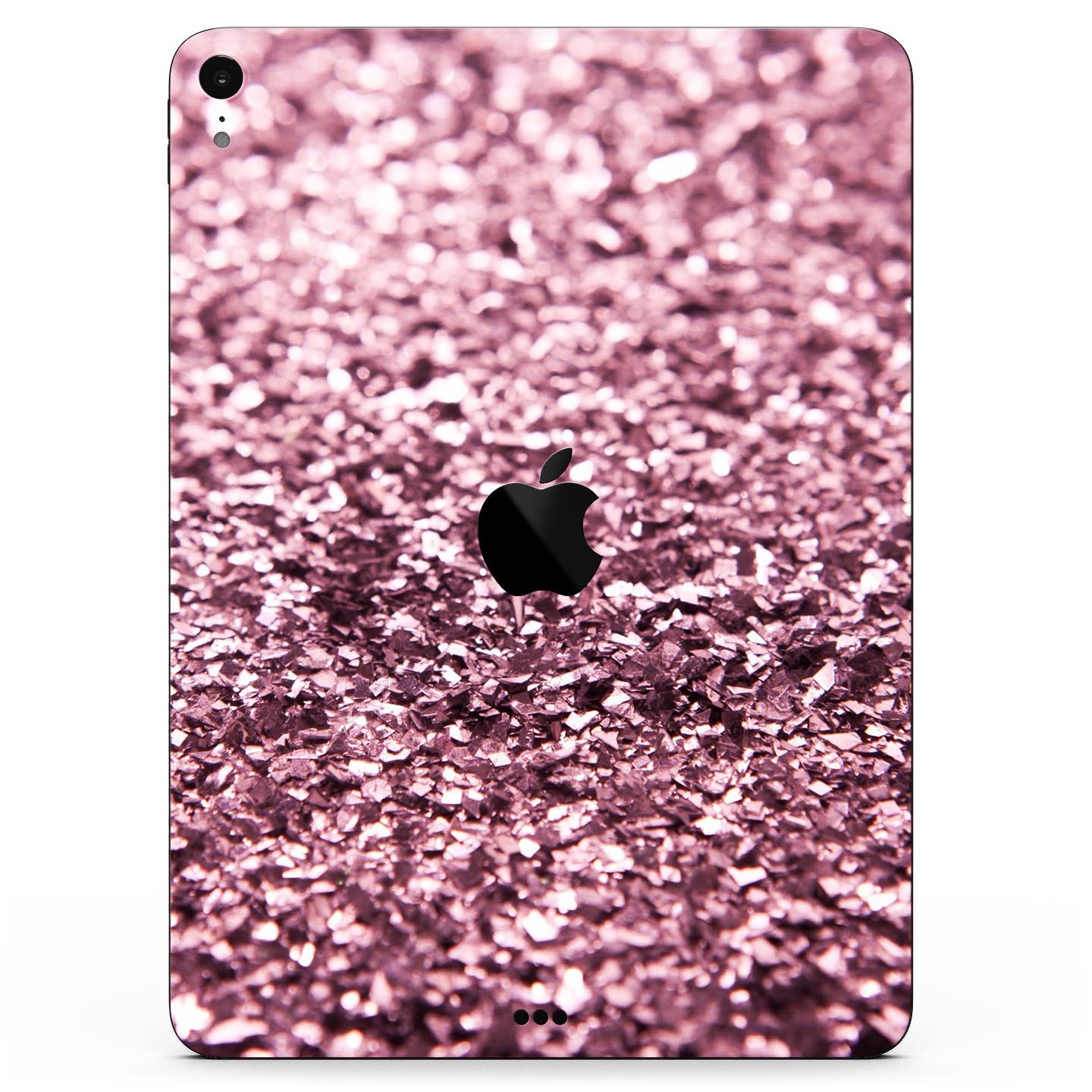 Subtle Pink Glimmer Full Body Skin Decal for Apple iPad Pro, showcasing a stylish pink design with a glossy finish.