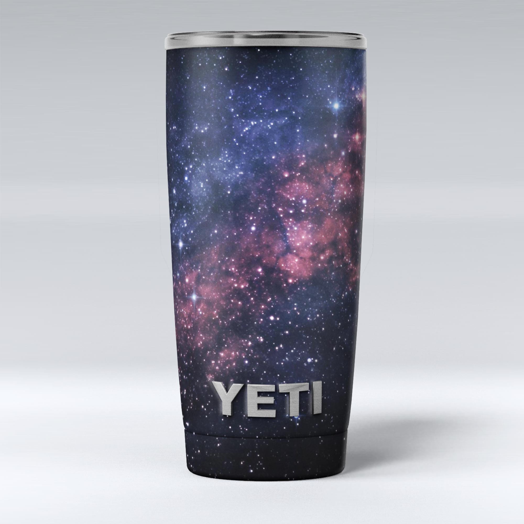 Subtle Pink Glowing Space skin decal vinyl wrap kit for Yeti Coolers, showcasing a stylish design and premium quality.