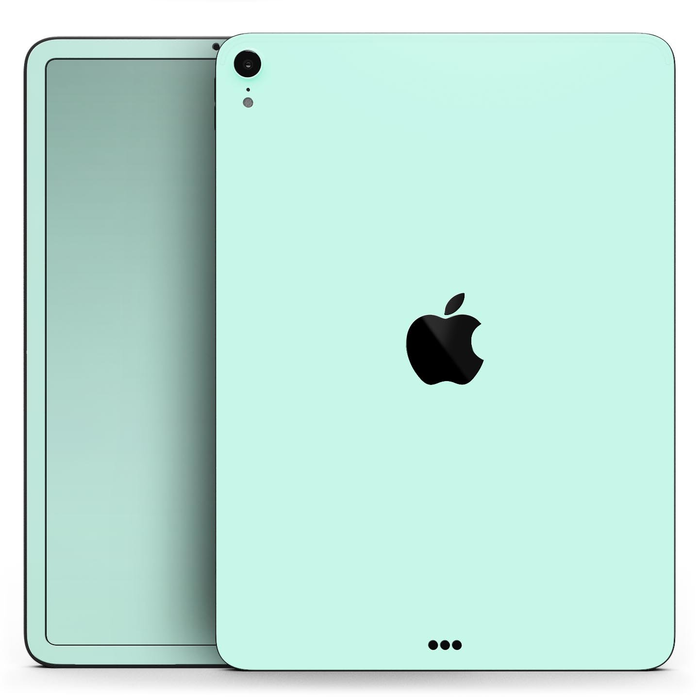 Subtle Solid Green Full Body Skin Decal for Apple iPad Pro, showcasing its sleek design and premium finish.
