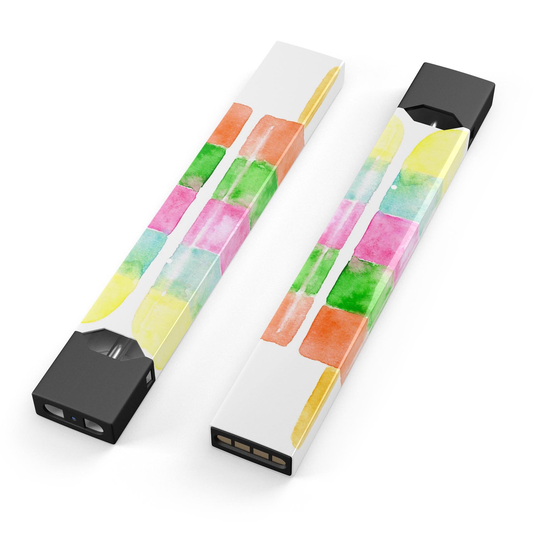 Summer Mode Ice Cream V1 decal skin wrap for JUUL device, featuring vibrant colors and a protective layer.