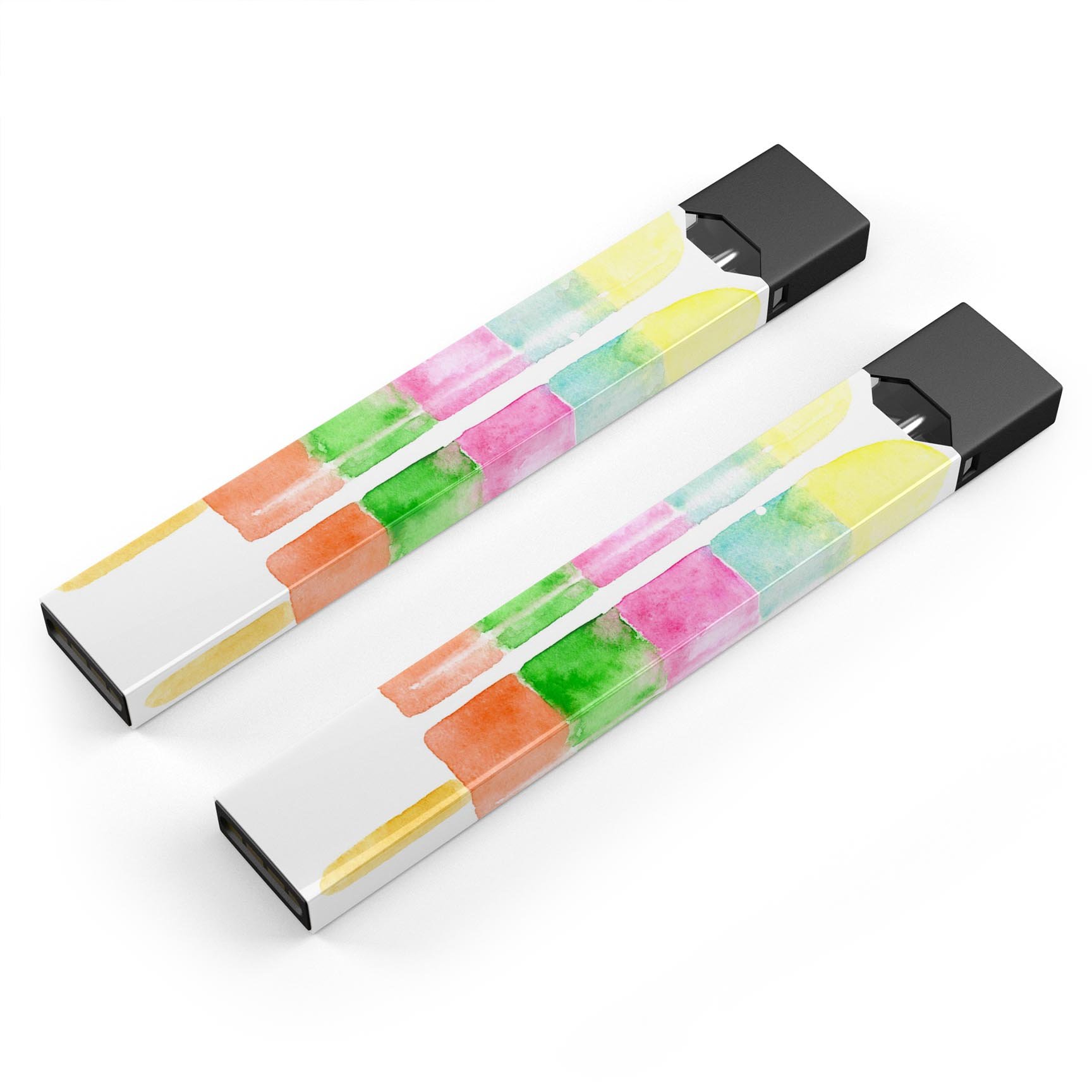 Summer Mode Ice Cream V1 decal skin wrap for JUUL device, featuring vibrant colors and a protective layer.