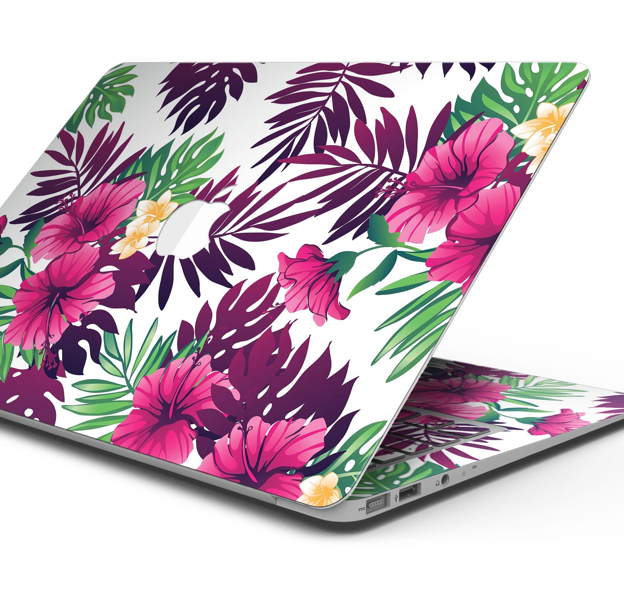 Summer Pineapple Skin Decal Wrap Kit for MacBook, featuring a vibrant tropical design and a smooth finish.