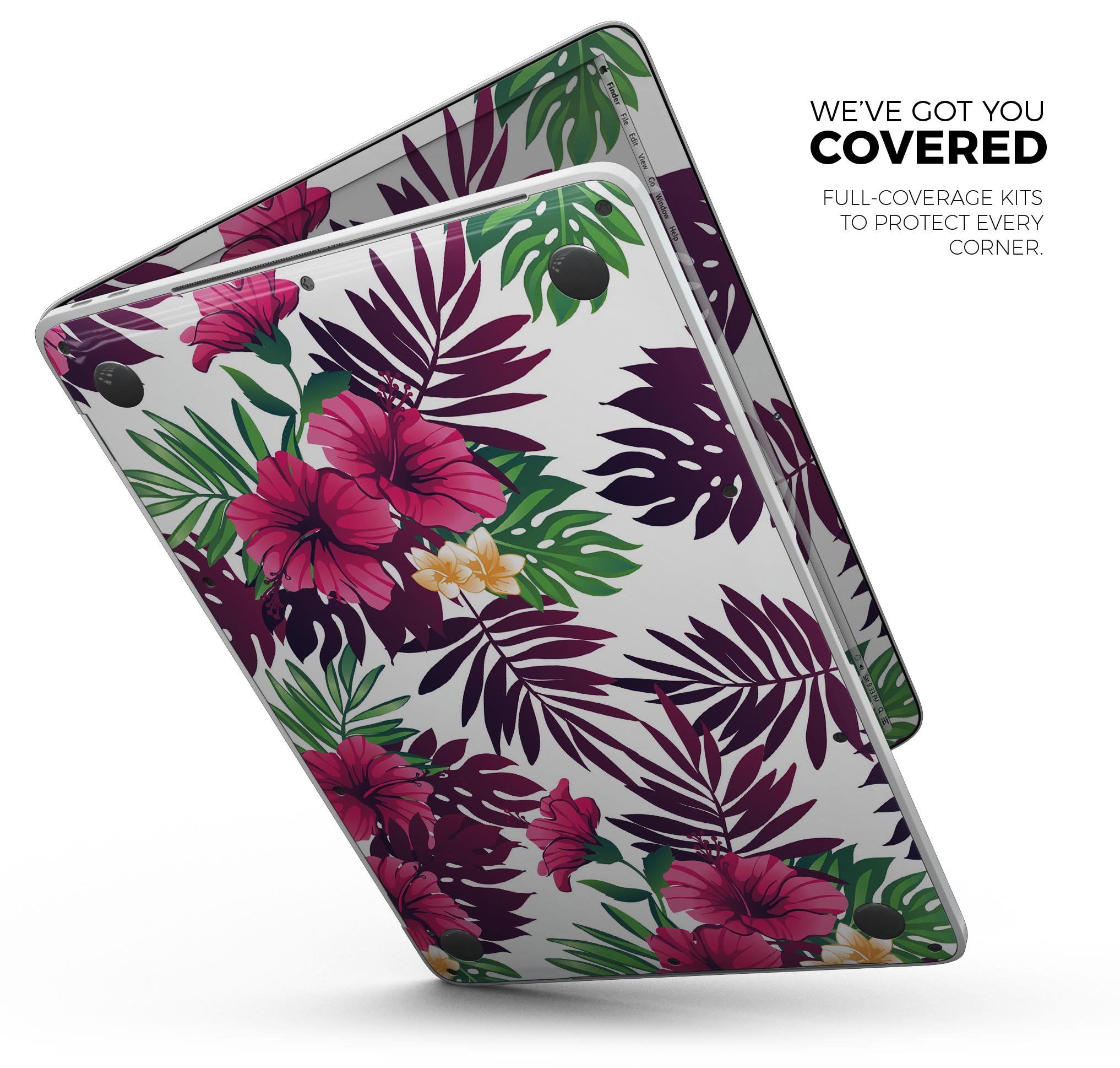 Summer Pineapple Skin Decal Wrap Kit for MacBook, featuring a vibrant tropical design and a smooth finish.