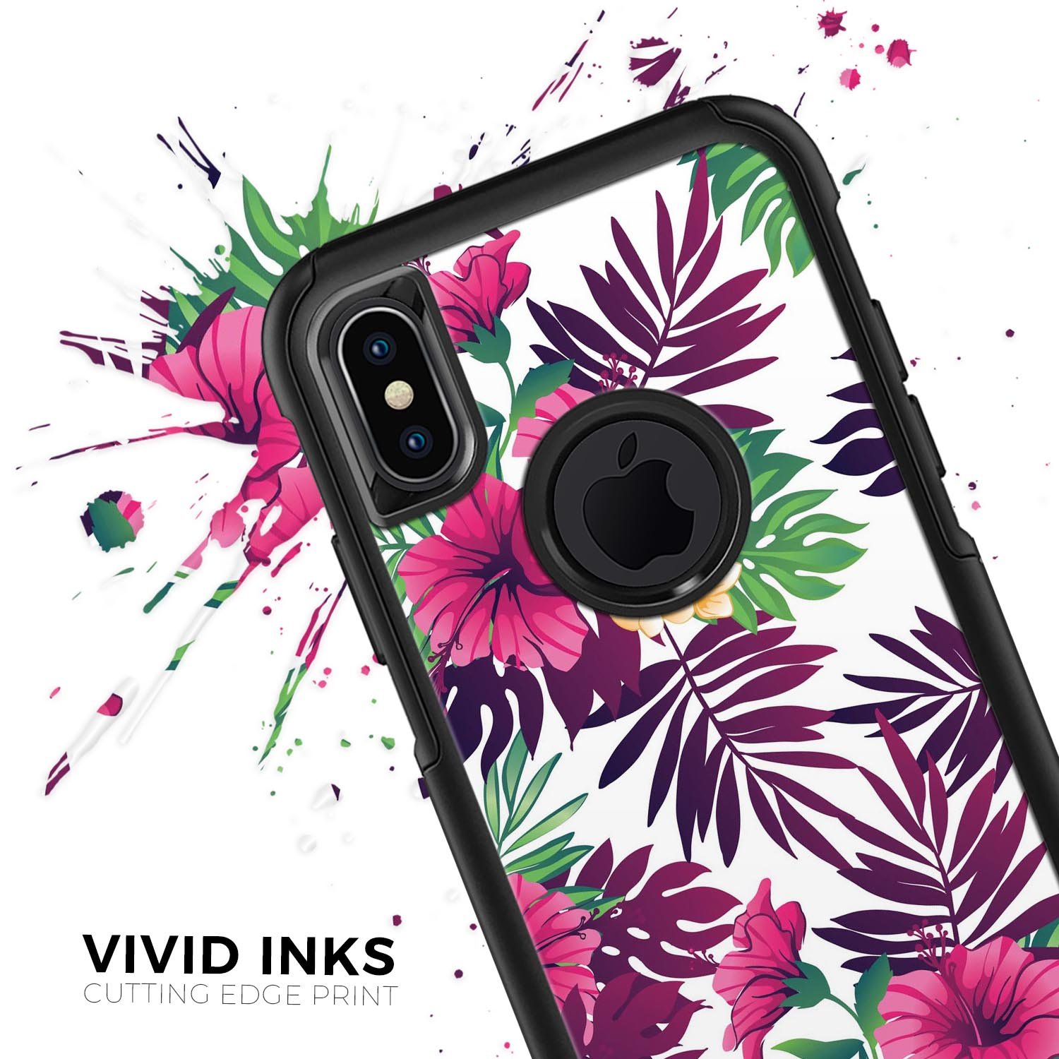 Summer Pineapple Seamless v2 Skin Kit for iPhone OtterBox Cases featuring vibrant pineapple design and premium 3M materials.