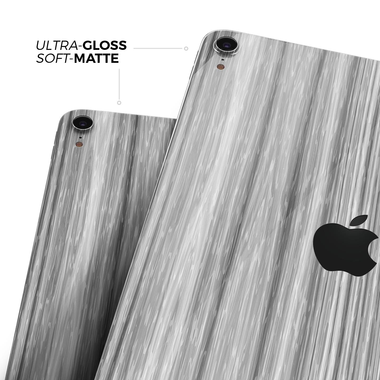 Textured Gray Dyed Surface skin decal for Apple iPad, showcasing its sleek design and premium 3M material.