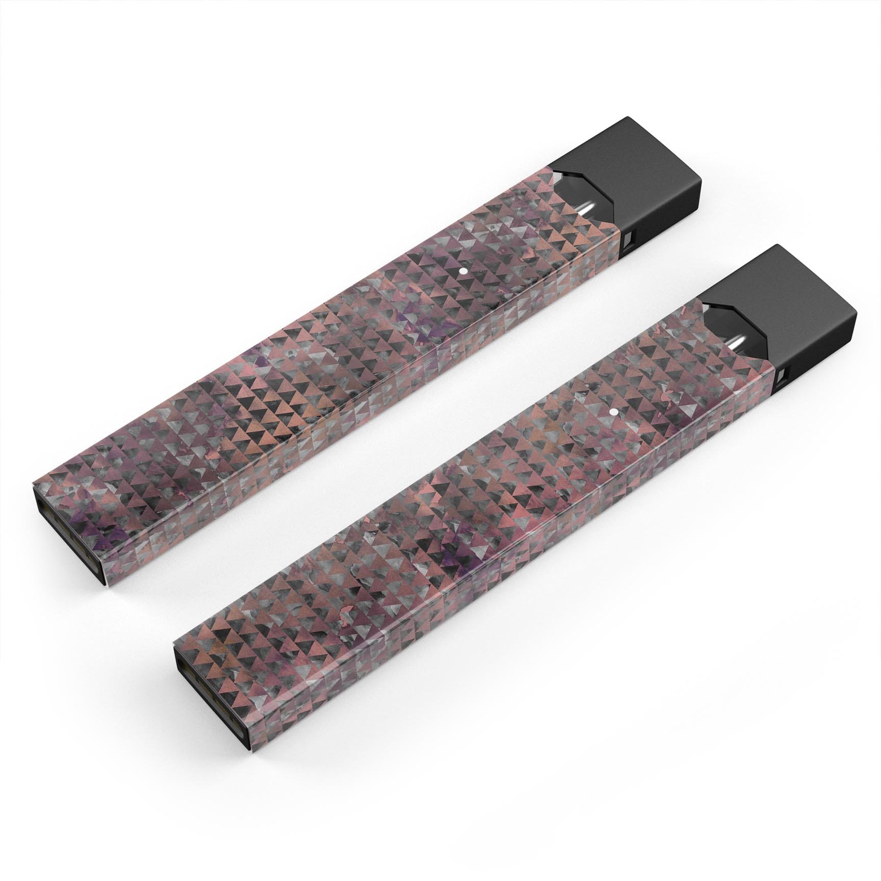 Textured Triangle Pattern premium decal skin-wrap sticker for JUUL vaping device, showcasing vibrant design and protective features.