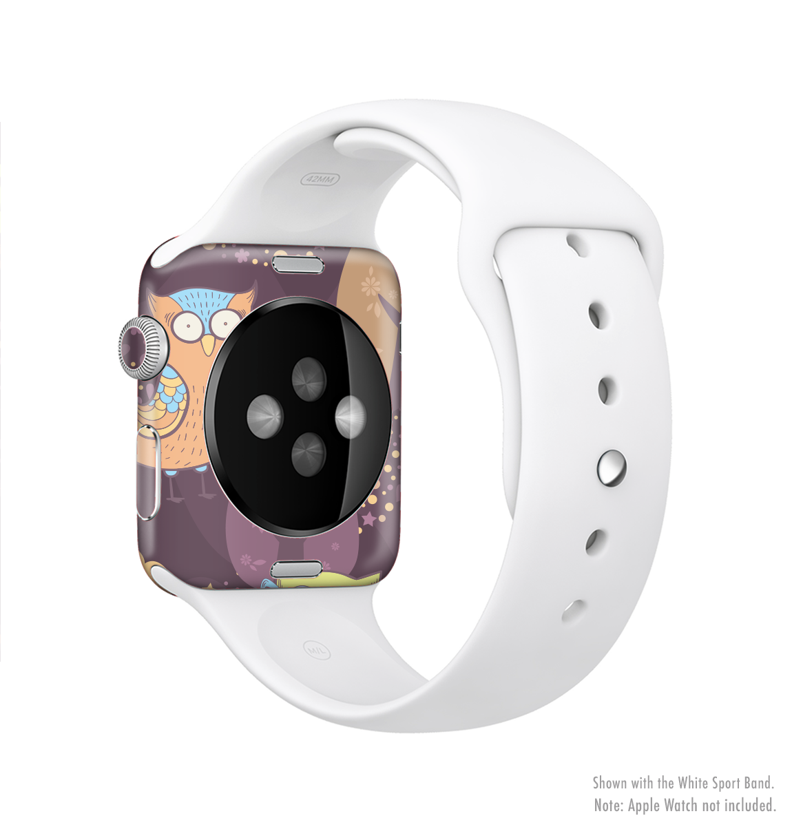 Main The Cartoon Curious Owls Full-Body Skin Kit for the Apple Watch image