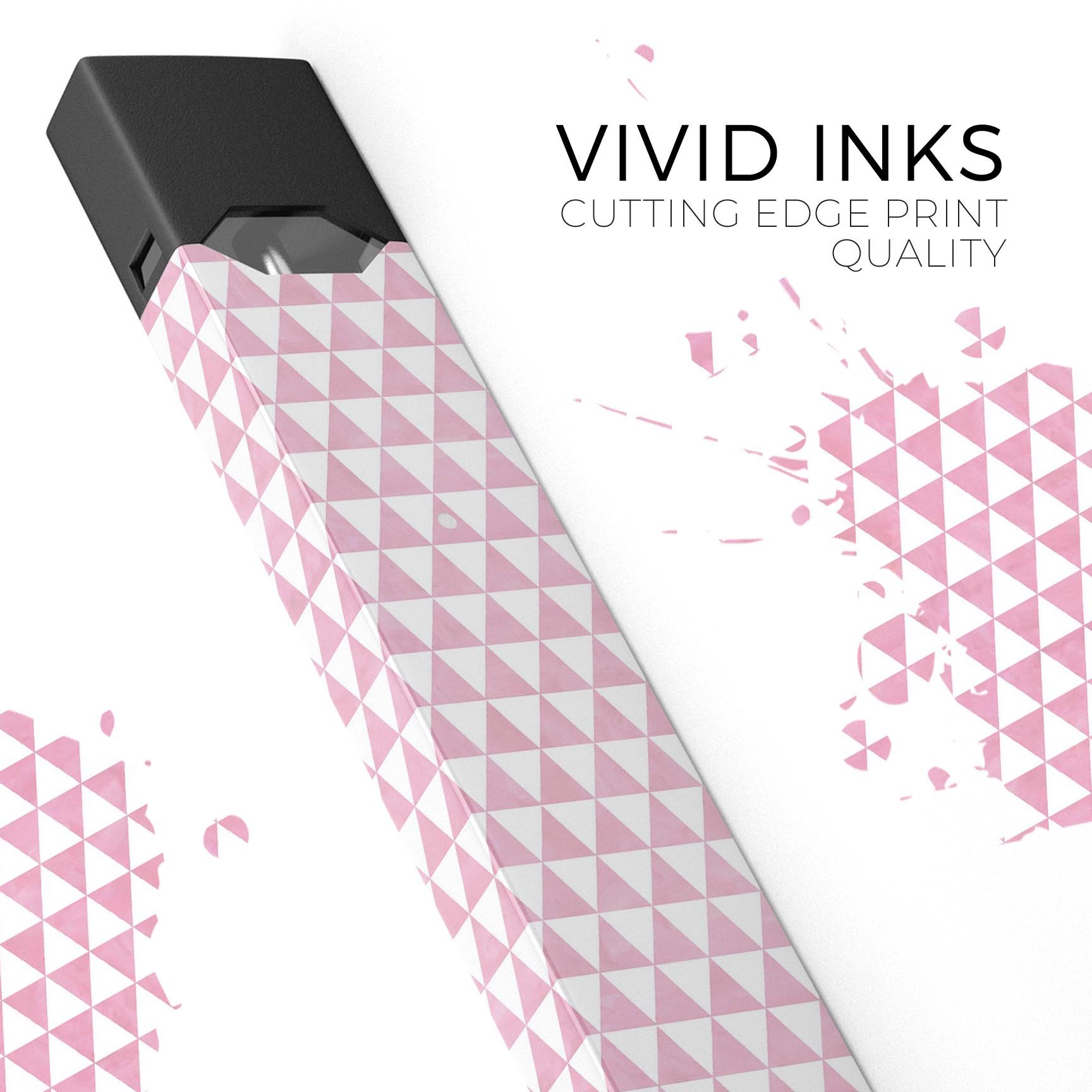 The Micro Pink Polka Dots skin-wrap sticker designed for JUUL vaping device, featuring a vibrant pink polka dot pattern.