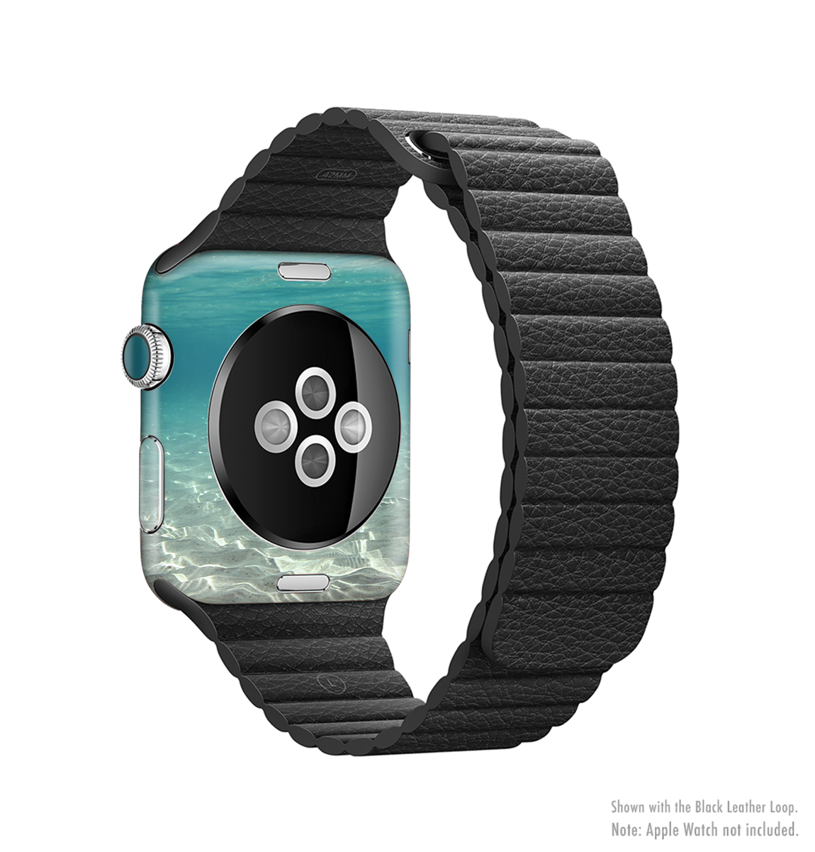Under The Sea Scenery Full-Body Skin Kit for Apple Watch featuring vibrant ocean-themed design.