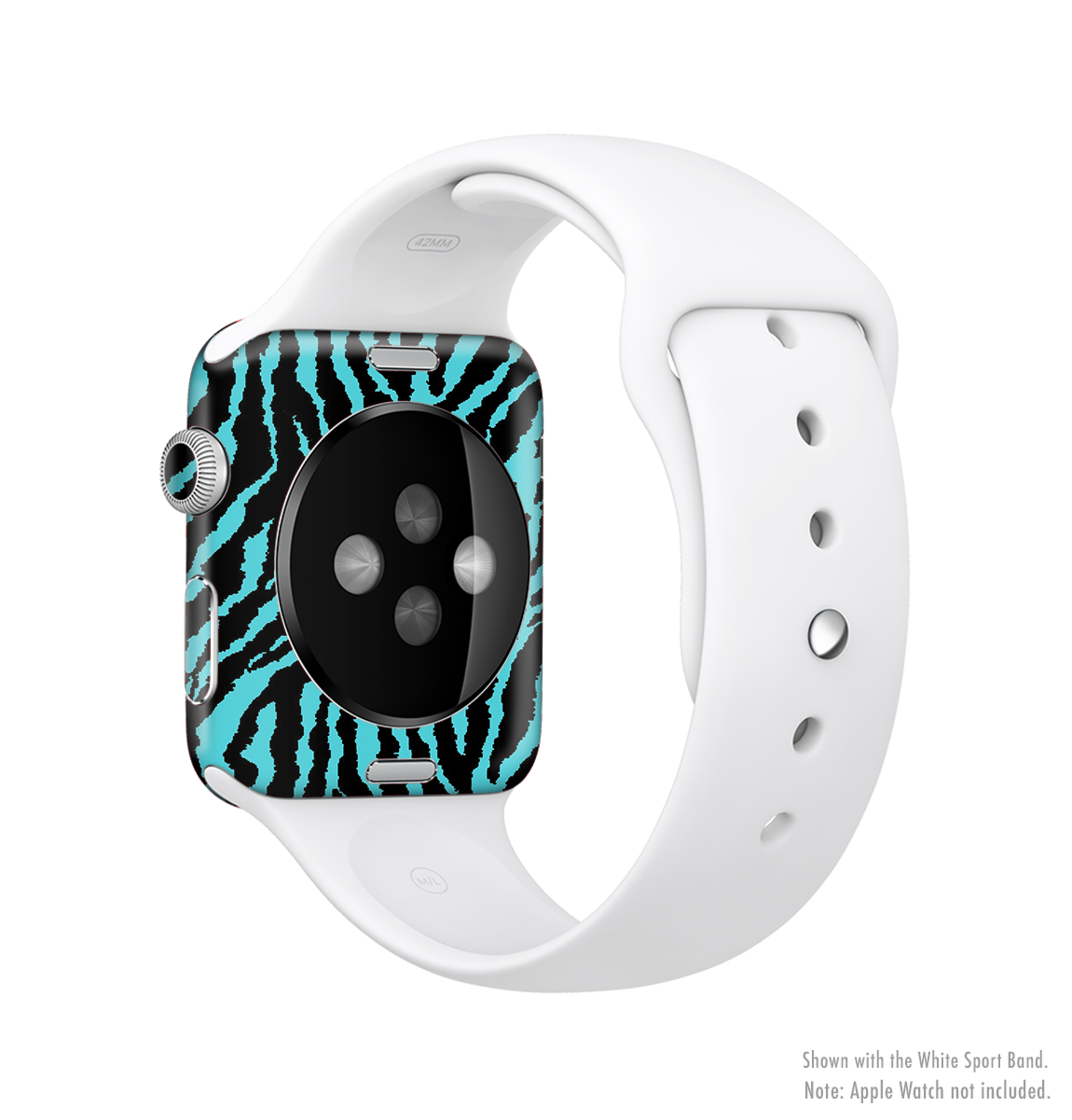 Main The Vector Teal Zebra Print Full-Body Skin Kit for the Apple Watch image