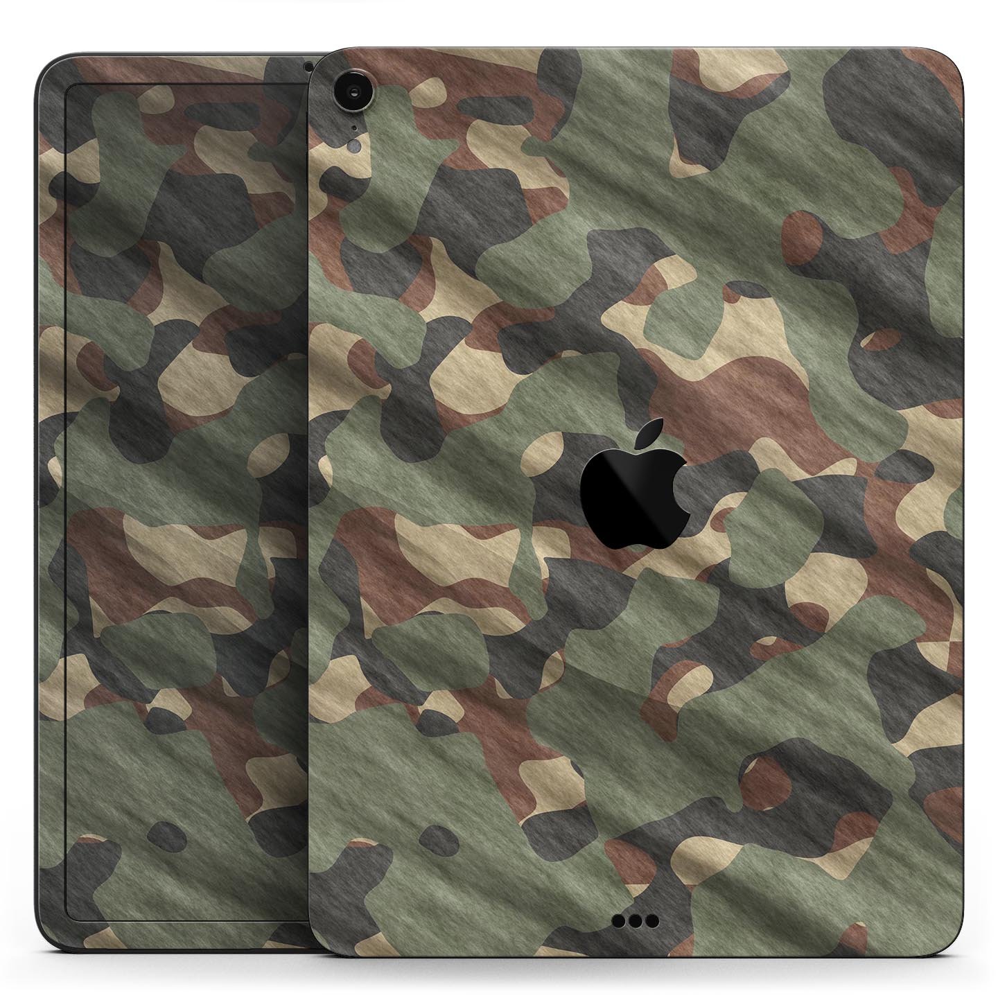Traditional Camouflage Full Body Skin Decal for Apple iPad Pro, showcasing its premium 3M material and stylish design.