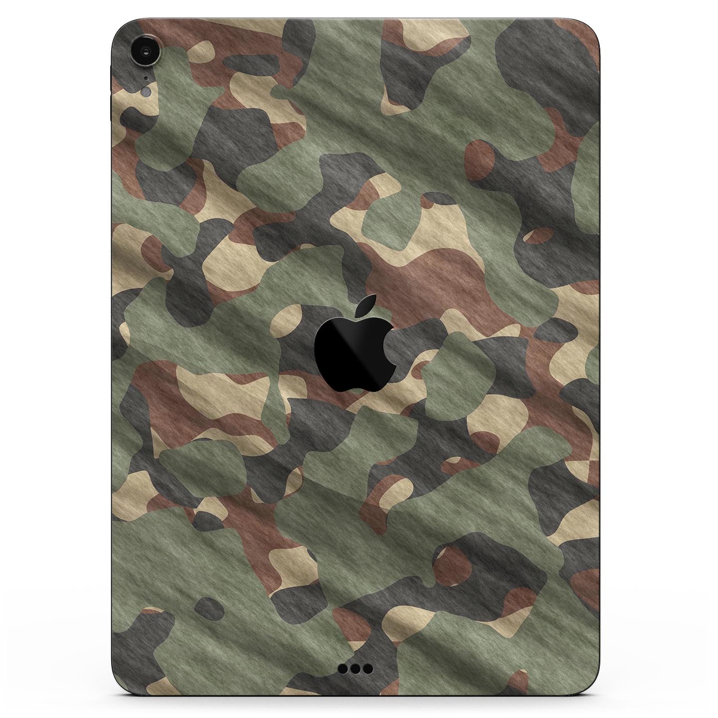 Traditional Camouflage Full Body Skin Decal for Apple iPad Pro, showcasing its premium 3M material and stylish design.