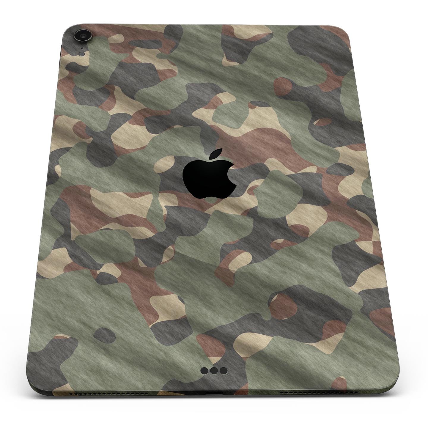 Traditional Camouflage Full Body Skin Decal for Apple iPad Pro, showcasing its premium 3M material and stylish design.