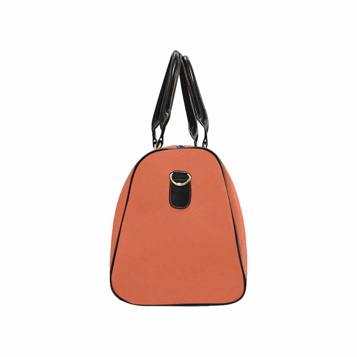 Burnt Sienna Red Leather Carry On Bag with spacious design and durable features.