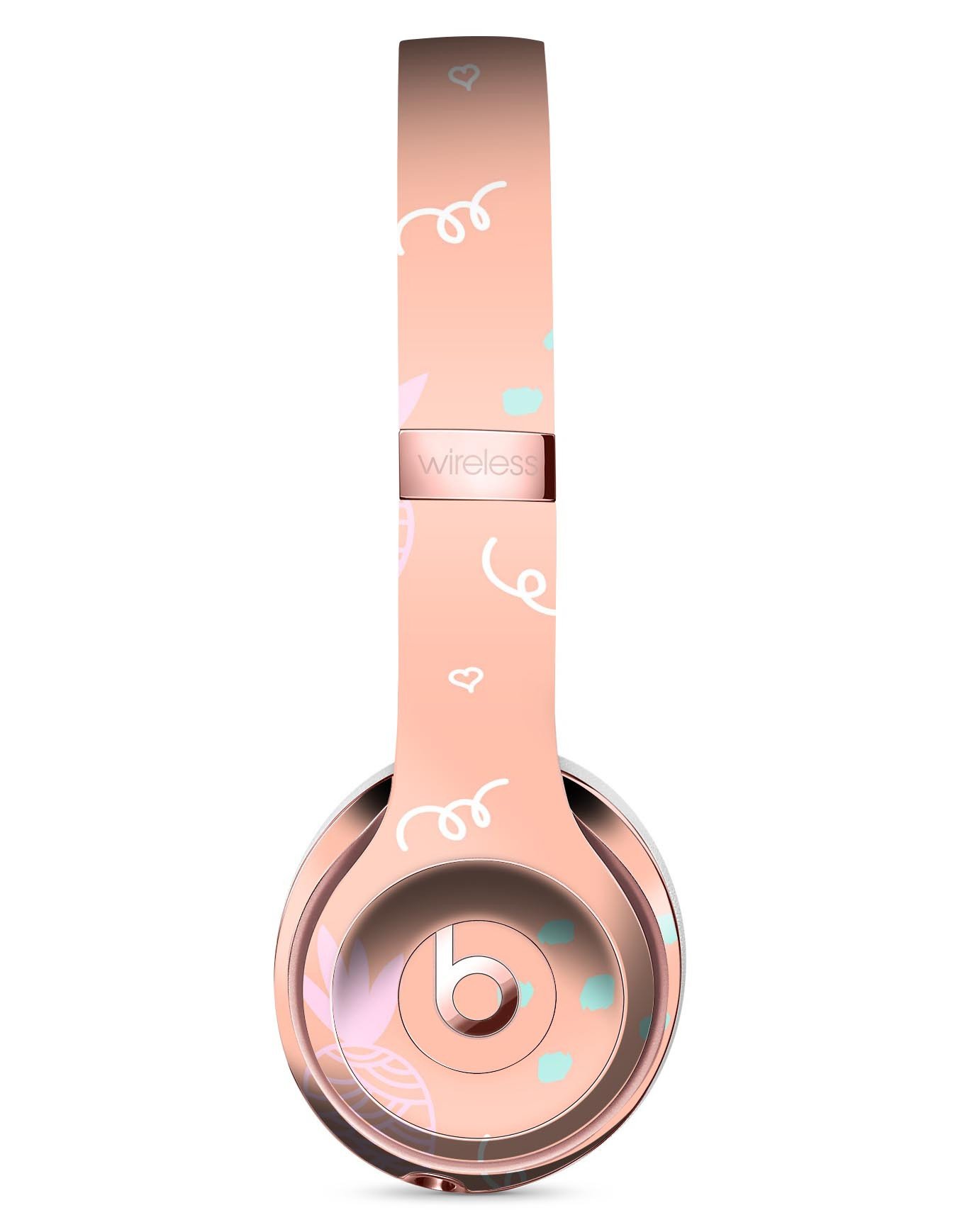 Tropical Summer Love v6 Full-Body Skin Kit for Beats by Dre Solo 3, showcasing vibrant colors and unique design.