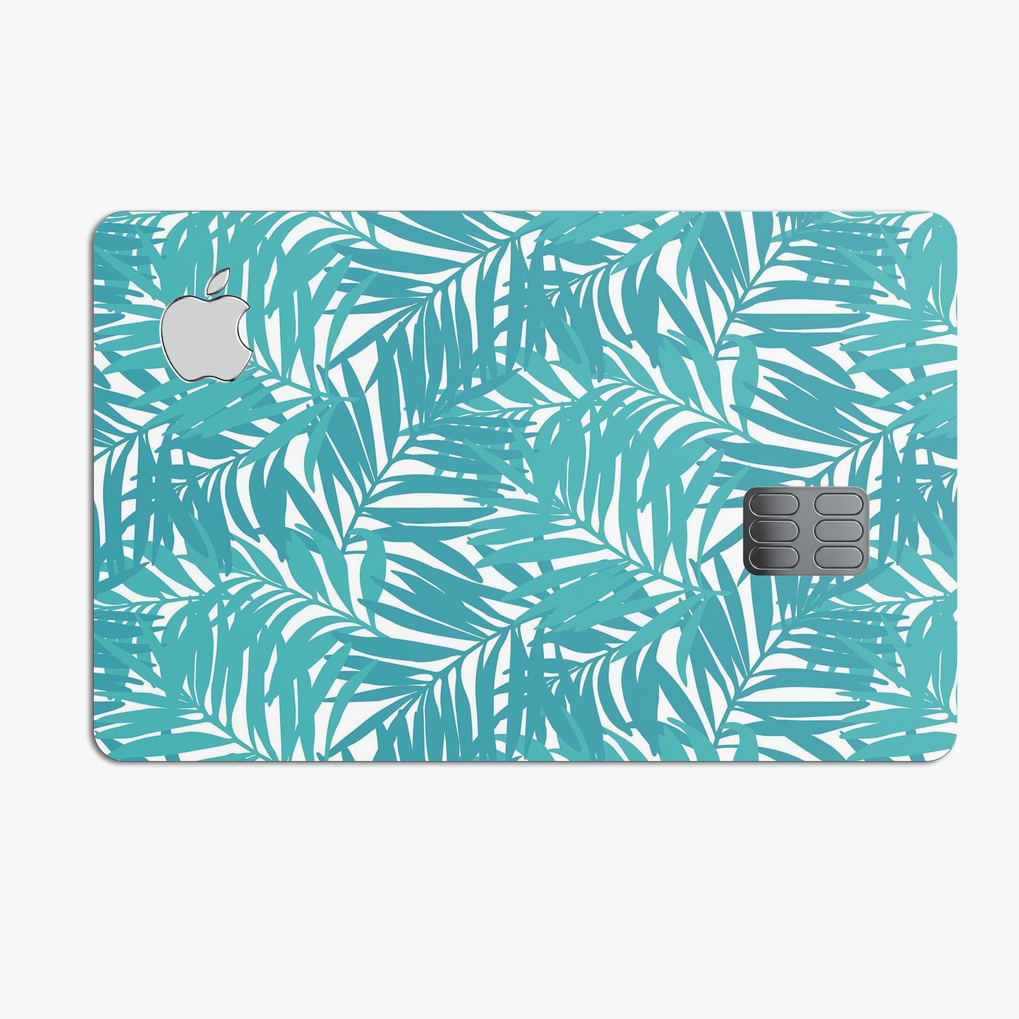 Tropical Summer v2 decal skin-kit for Apple Card, showcasing vibrant design and premium vinyl material.