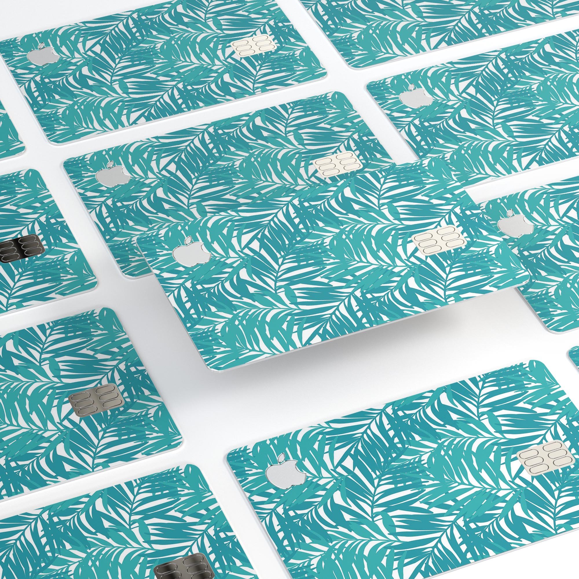 Tropical Summer v2 decal skin-kit for Apple Card, showcasing vibrant design and premium vinyl material.