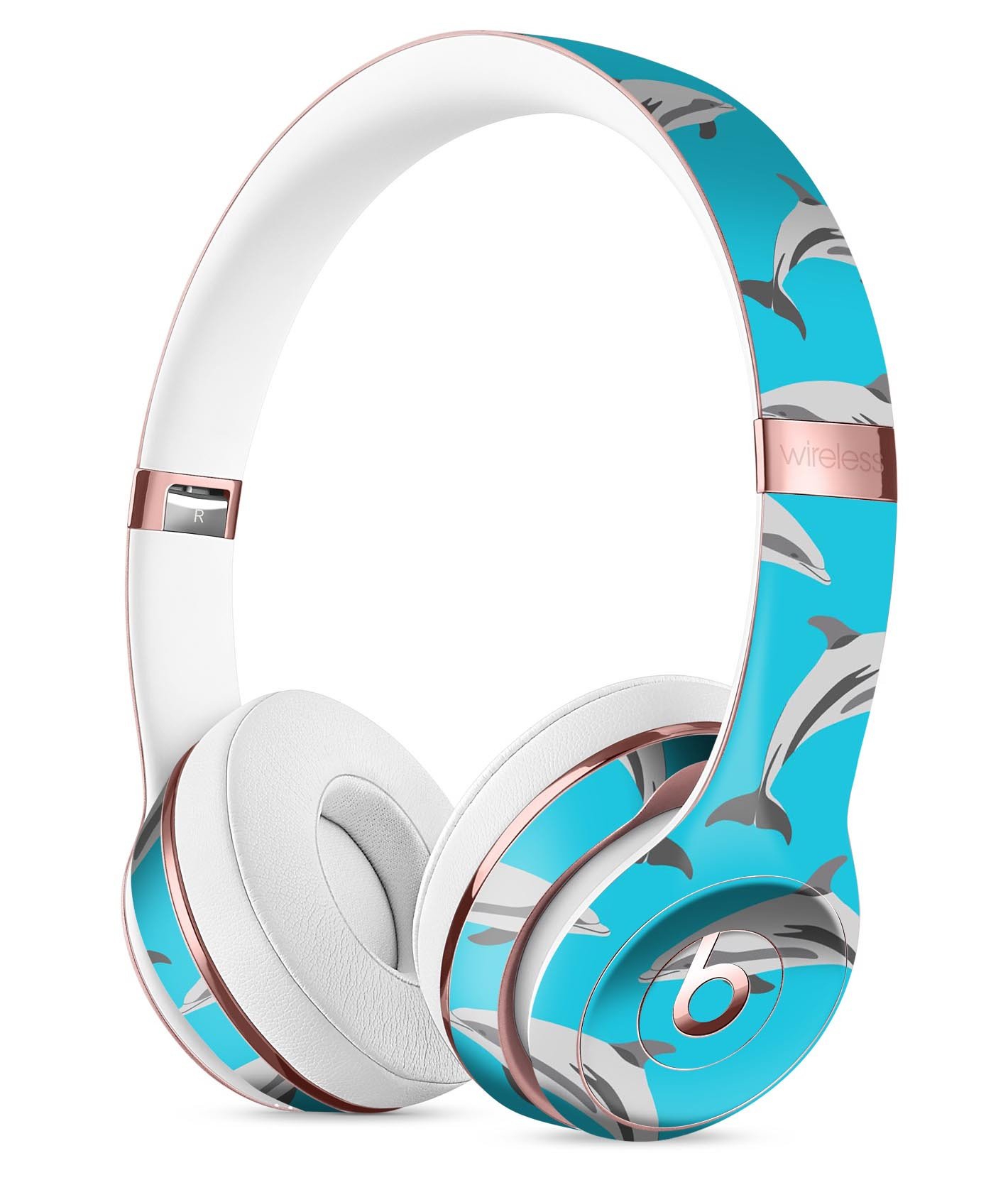 Tropical Twist v13 Full-Body Skin Kit for Beats by Dre Solo 3, showcasing vibrant tropical design and precise fit.