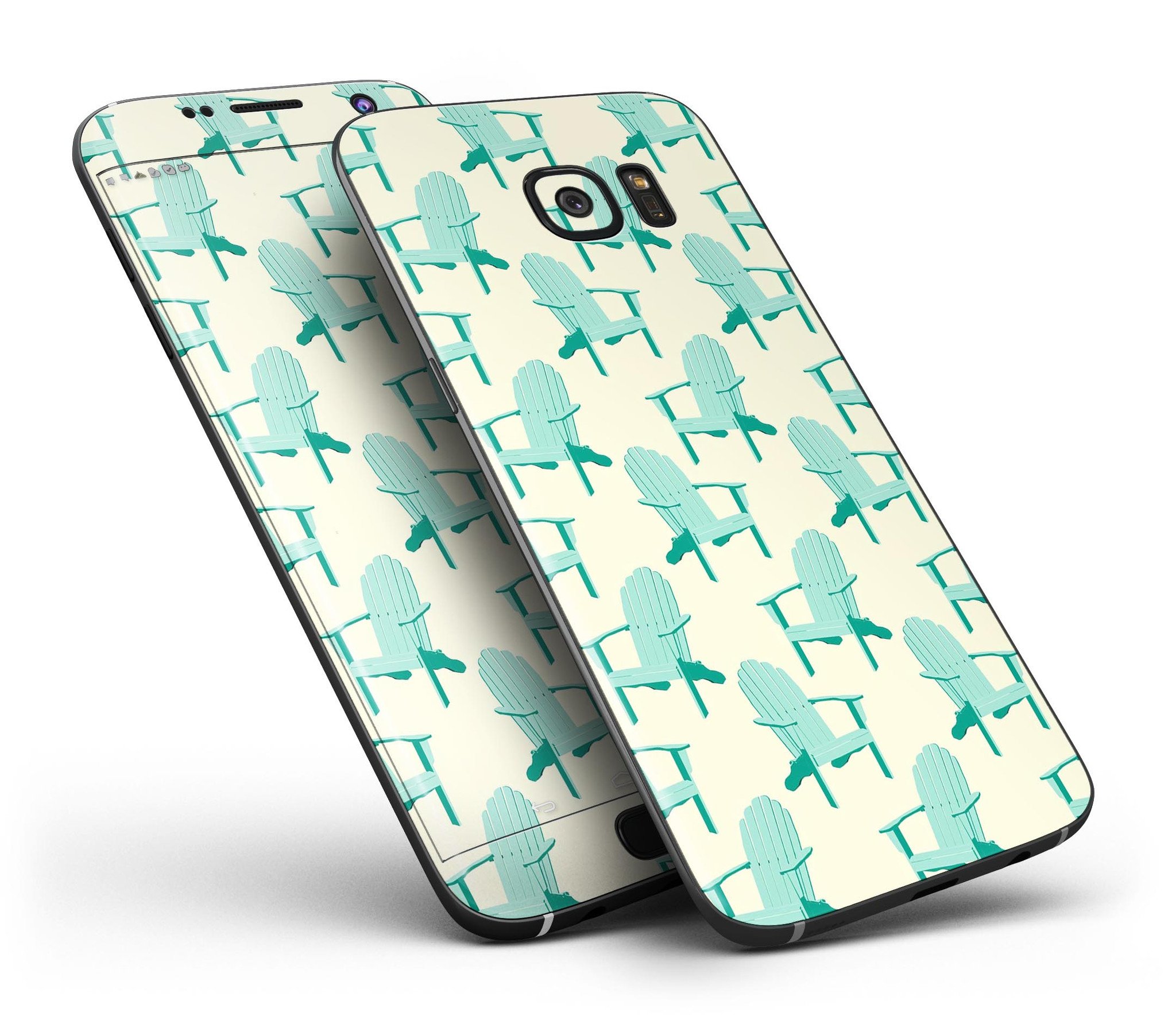 Tropical Twist v15 Full Body Skin-Kit for Samsung Galaxy S7, showcasing vibrant design and premium vinyl material.