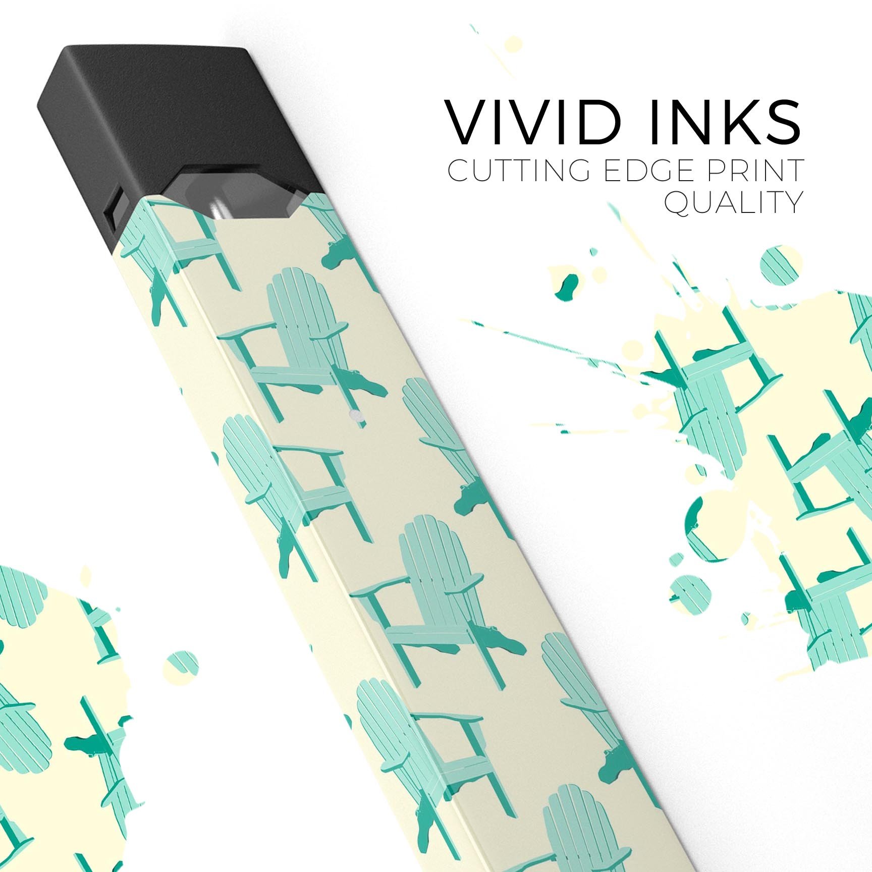 Tropical Twist v15 premium decal skin-wrap sticker for JUUL device, showcasing vibrant colors and precise cut.