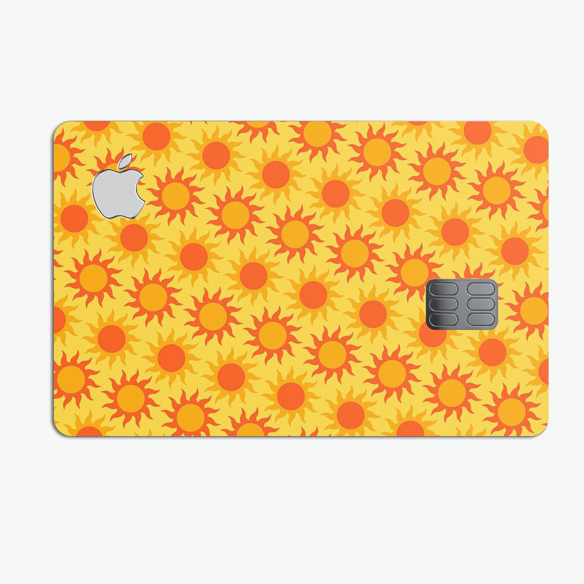 Tropical Twist v4 decal skin for Apple Card, showcasing vibrant design and premium vinyl material.