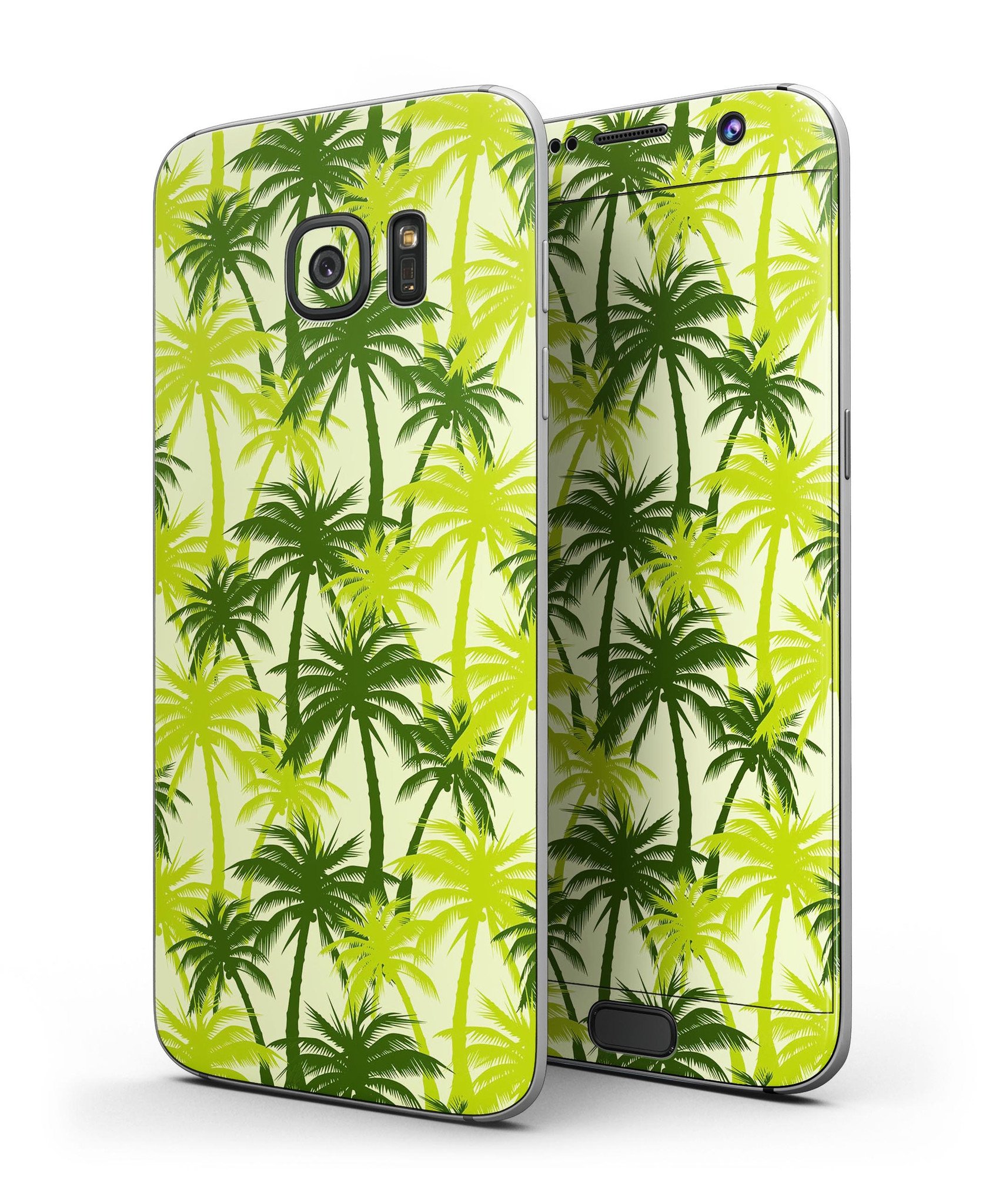 Tropical Twist v6 Full Body Skin-Kit for Samsung Galaxy S7, showcasing vibrant design and precision fit.