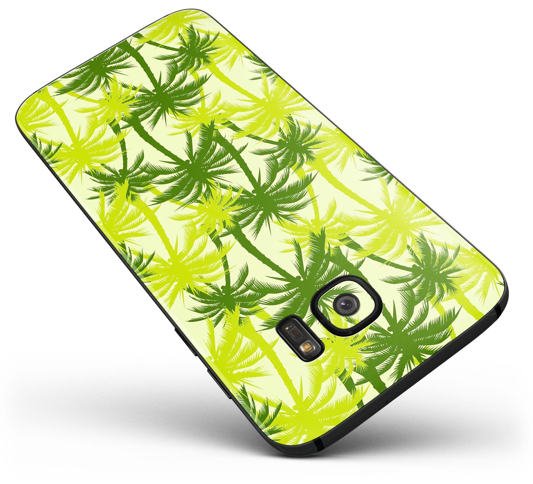 Tropical Twist v6 Full Body Skin-Kit for Samsung Galaxy S7, showcasing vibrant design and precision fit.