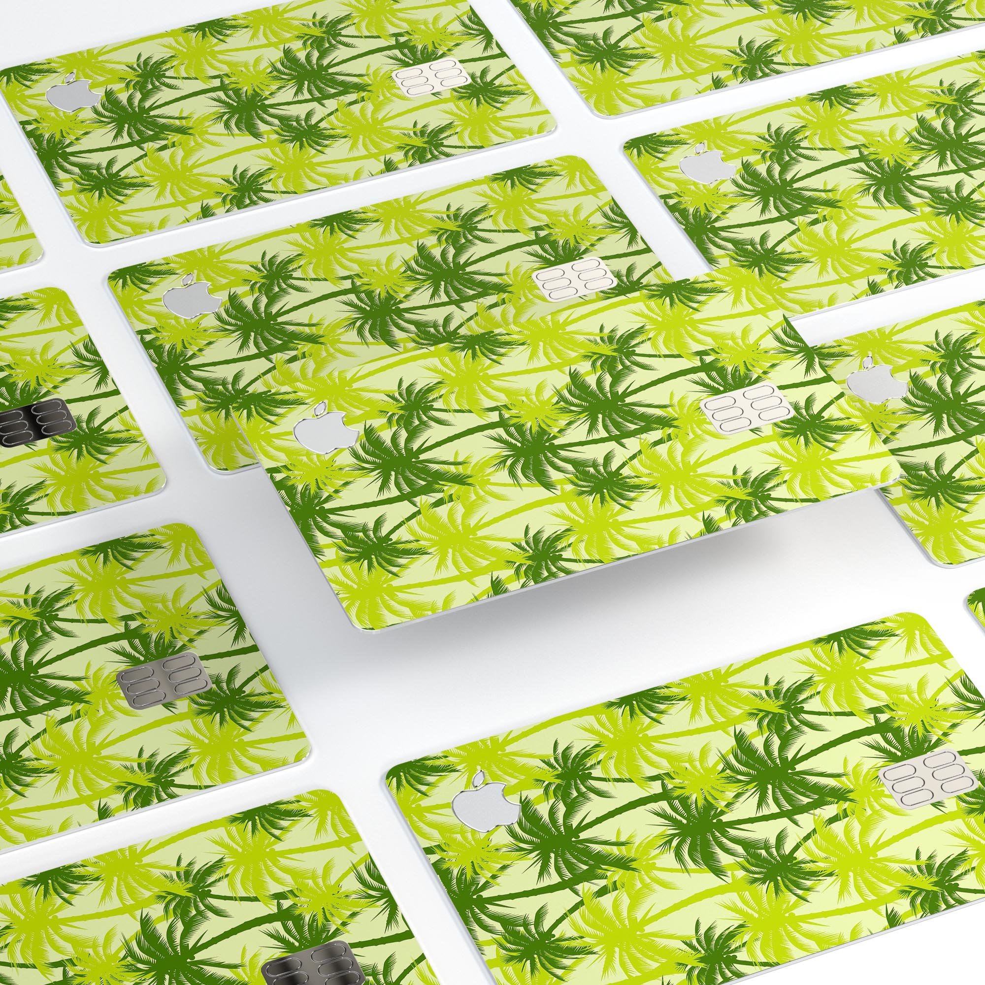 Tropical Twist v6 decal skin-kit for Apple Card, showcasing vibrant design and premium vinyl material.