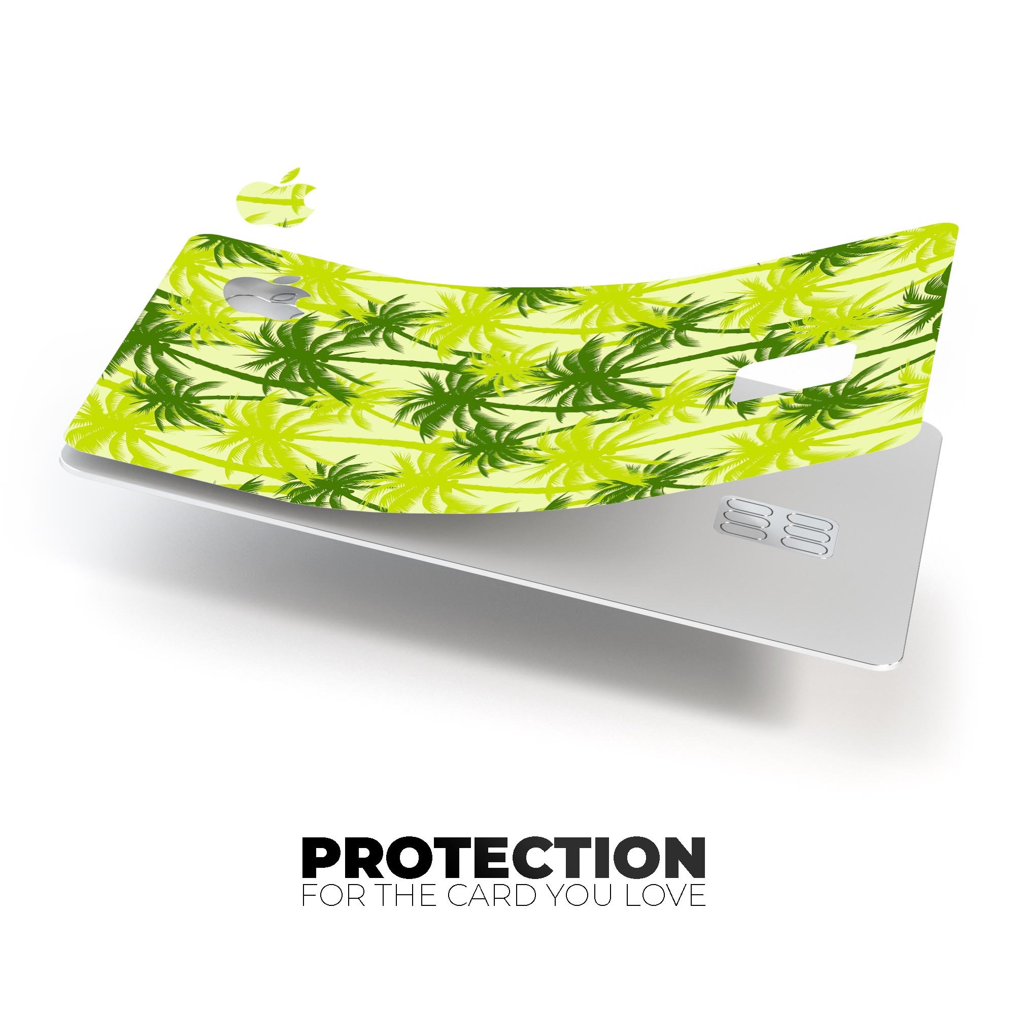 Tropical Twist v6 decal skin-kit for Apple Card, showcasing vibrant design and premium vinyl material.
