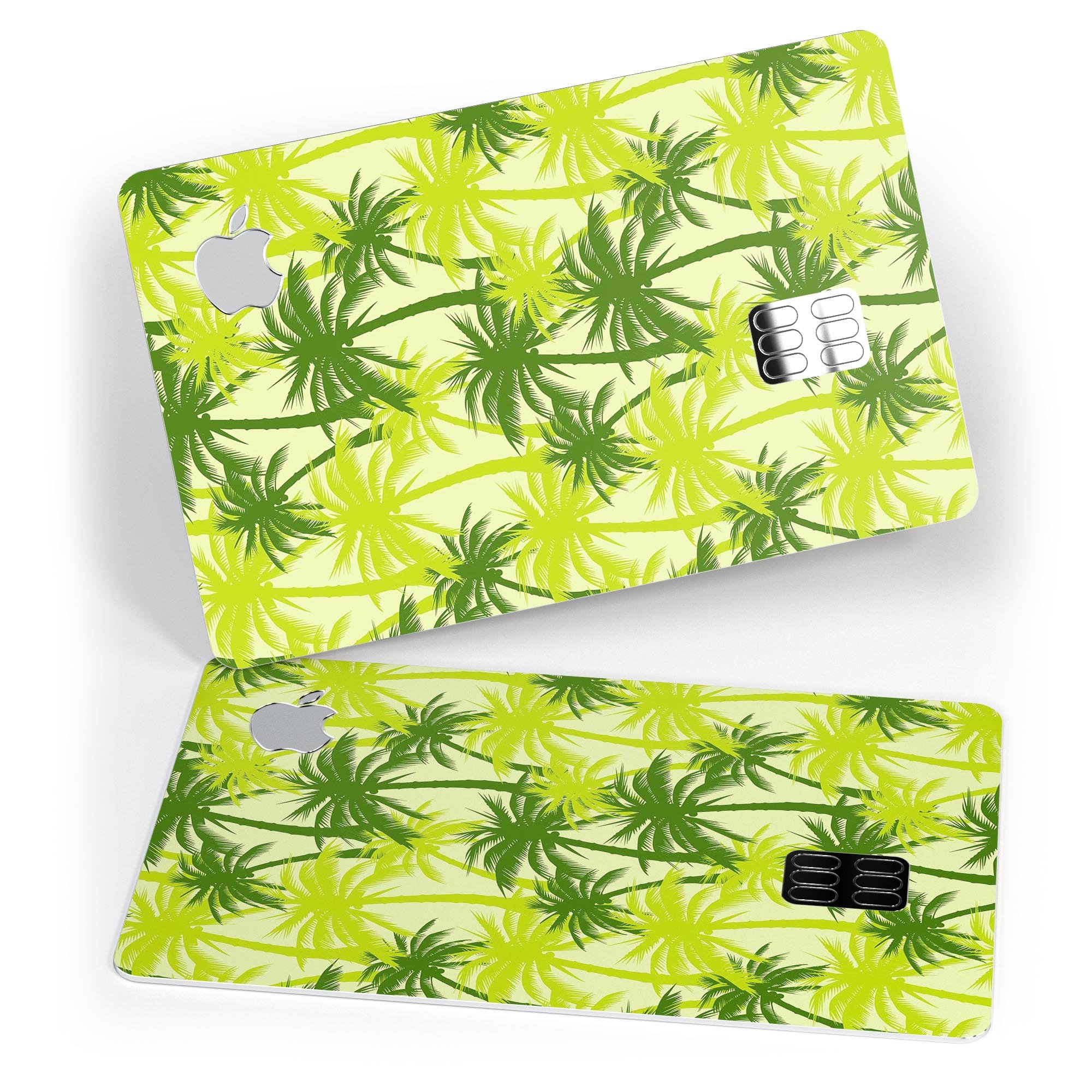 Tropical Twist v6 decal skin-kit for Apple Card, showcasing vibrant design and premium vinyl material.