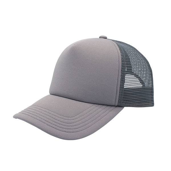 Stylish Trucker Cap made from 100% polyester foam with a mesh back, featuring a plastic adjustable snapback for a comfortable fit.